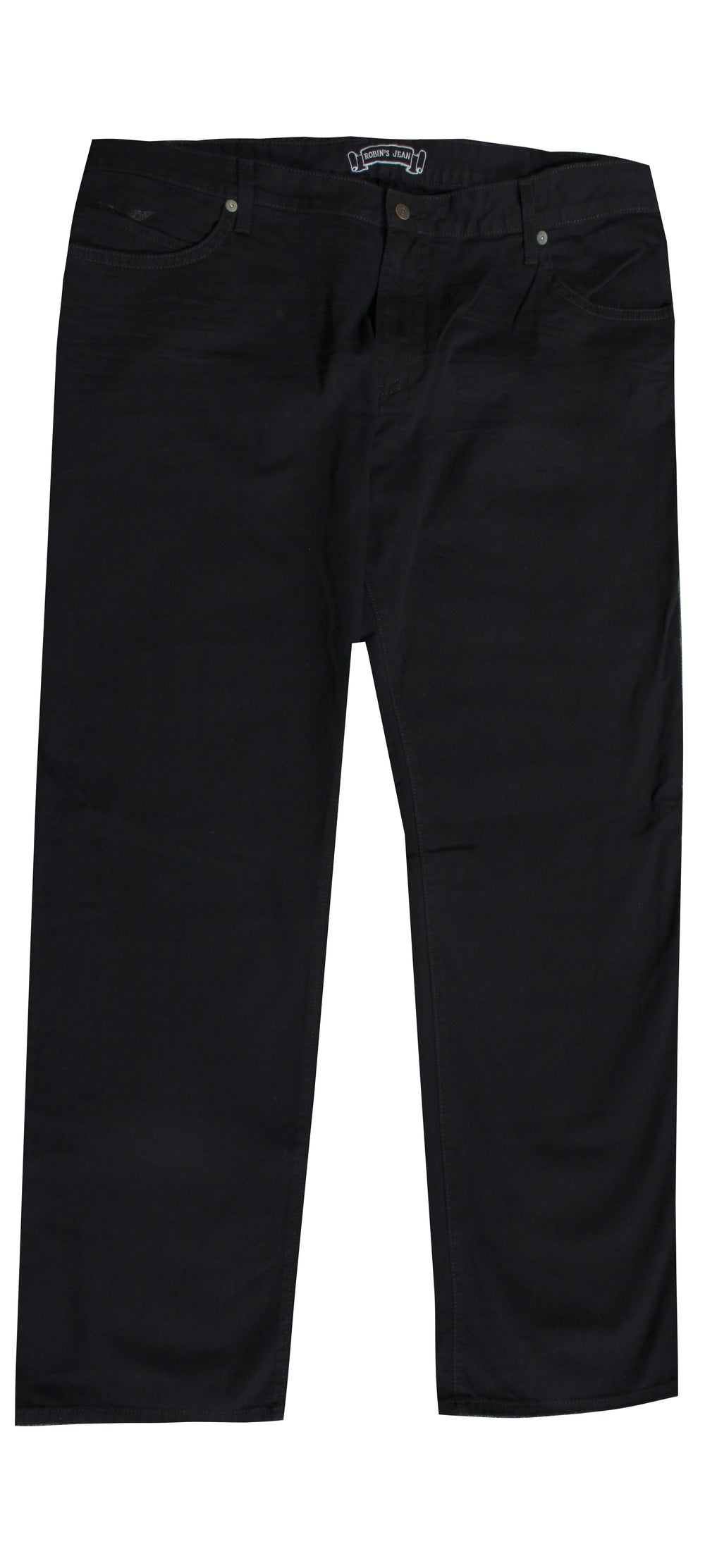 Robin's Jean Pure Black with Full Flap Gold Rim and Clear Crystal