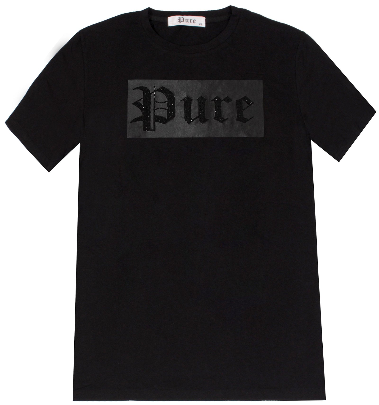 Logo Black Tee with Diamond Pure Logo