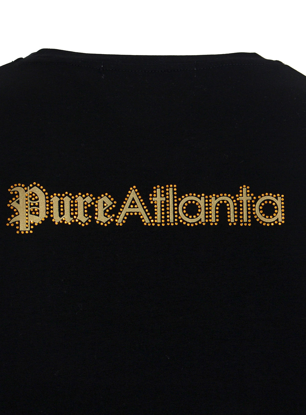 Pure Diamond Block Logo Tee in black/gold – view 6 of 7