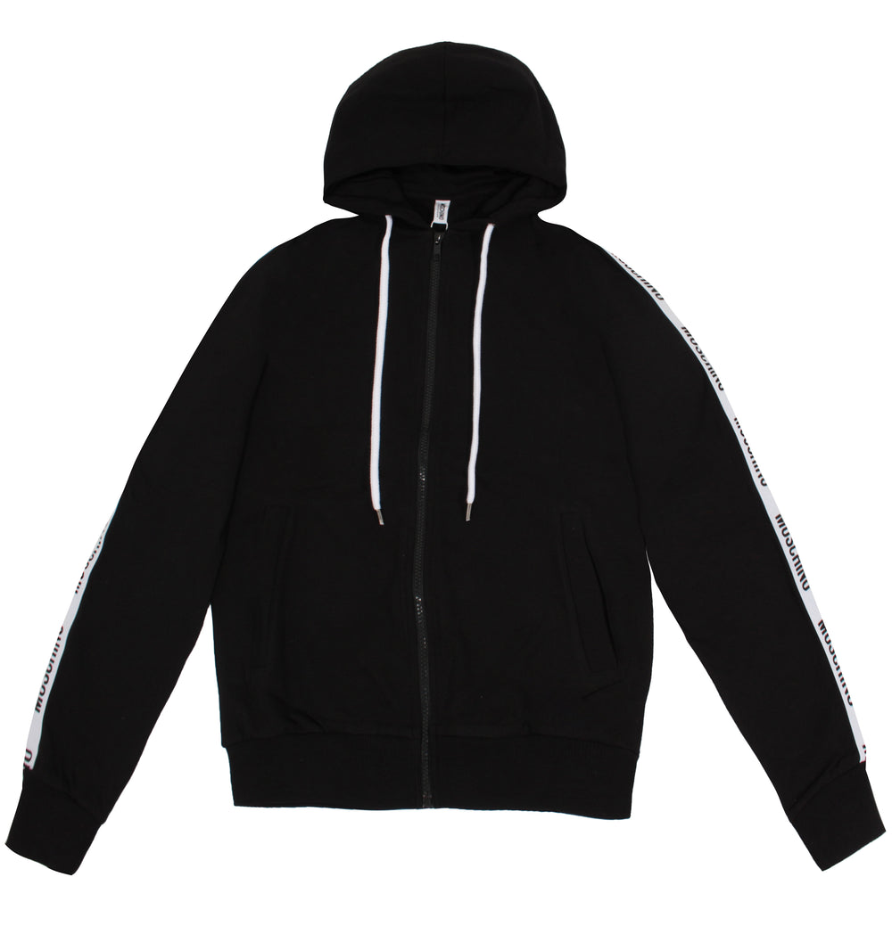Side Stripe Logo Jacket - Black