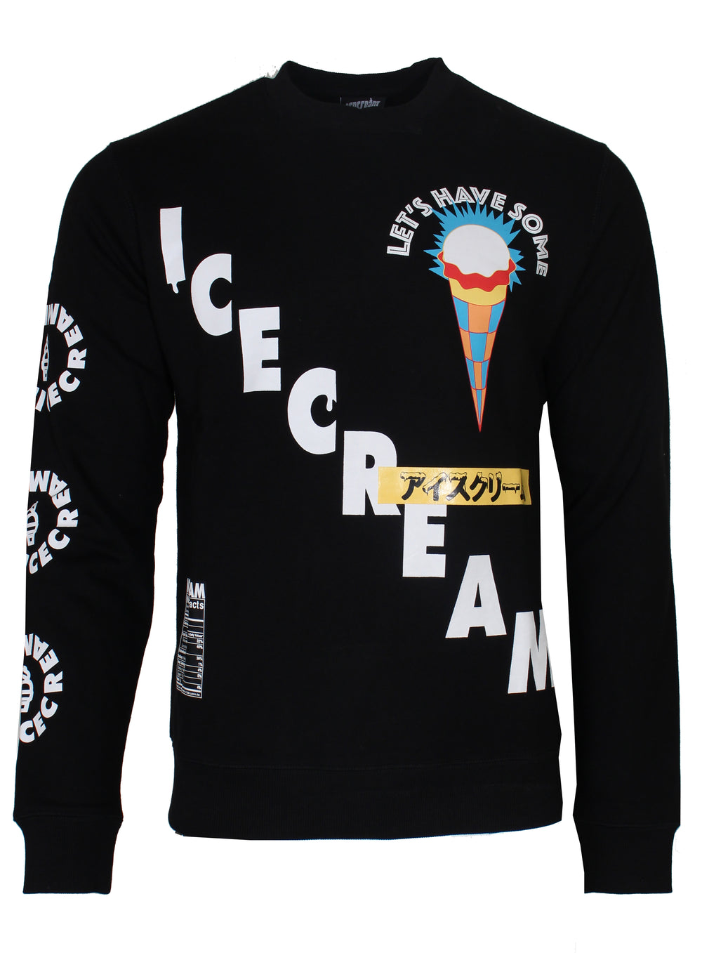 Men's Lets Get Some Crewneck-Black