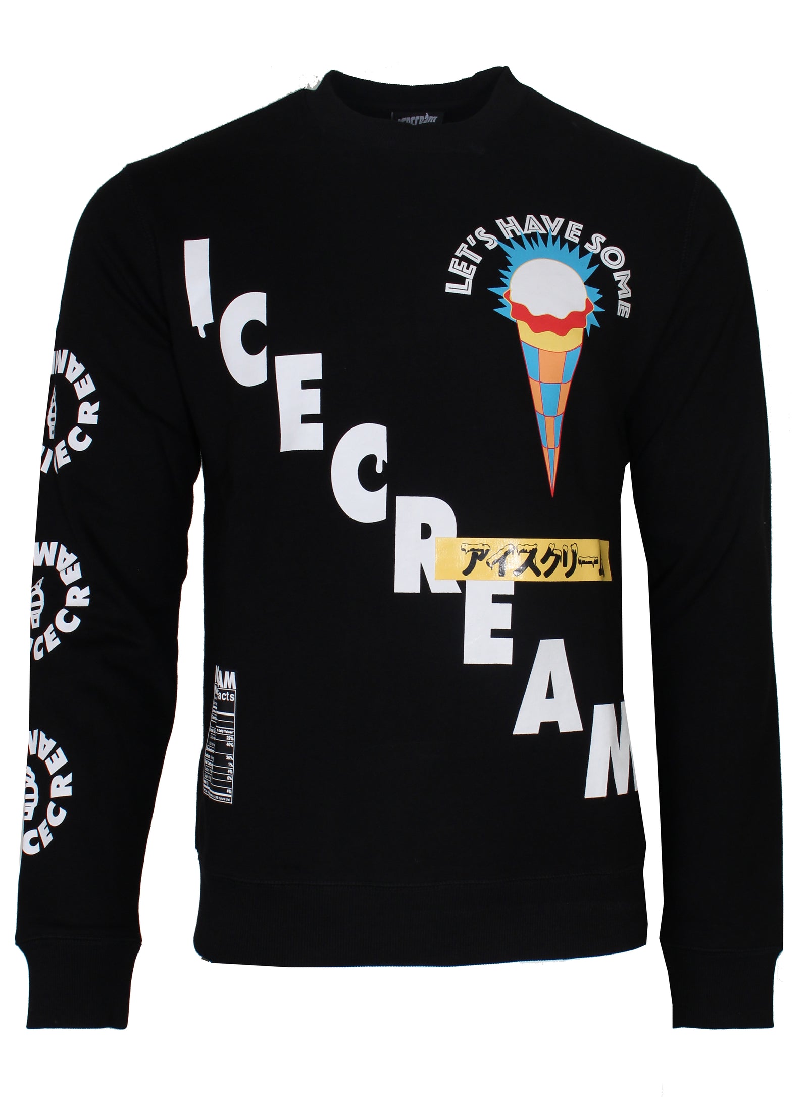 Men's Lets Get Some Crewneck-Black