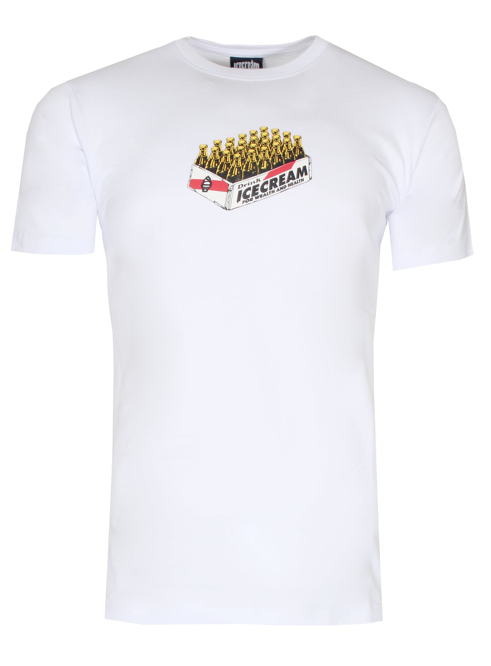 Men's Wealth and Health Short Sleeve Tee-White