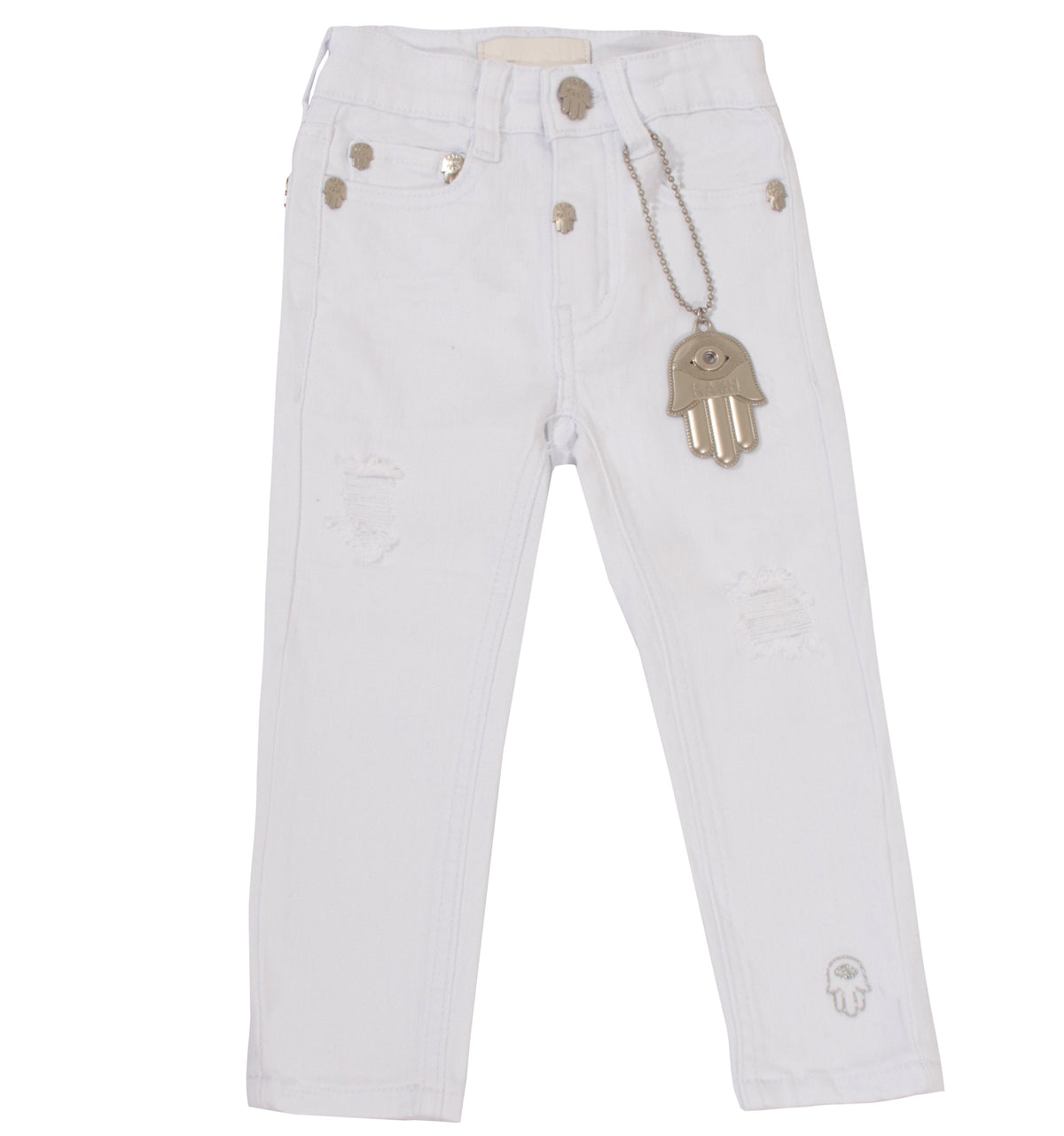 Kids Kash Denim - White