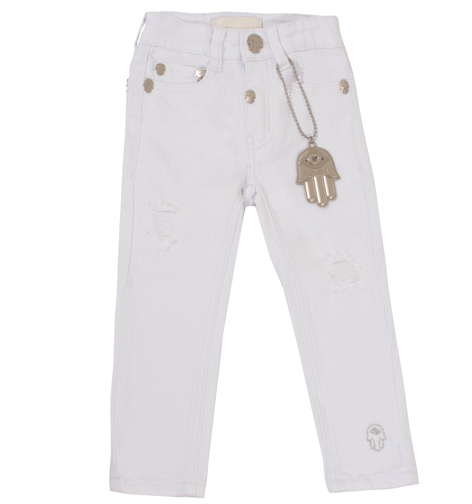 Kids Kash Denim - White