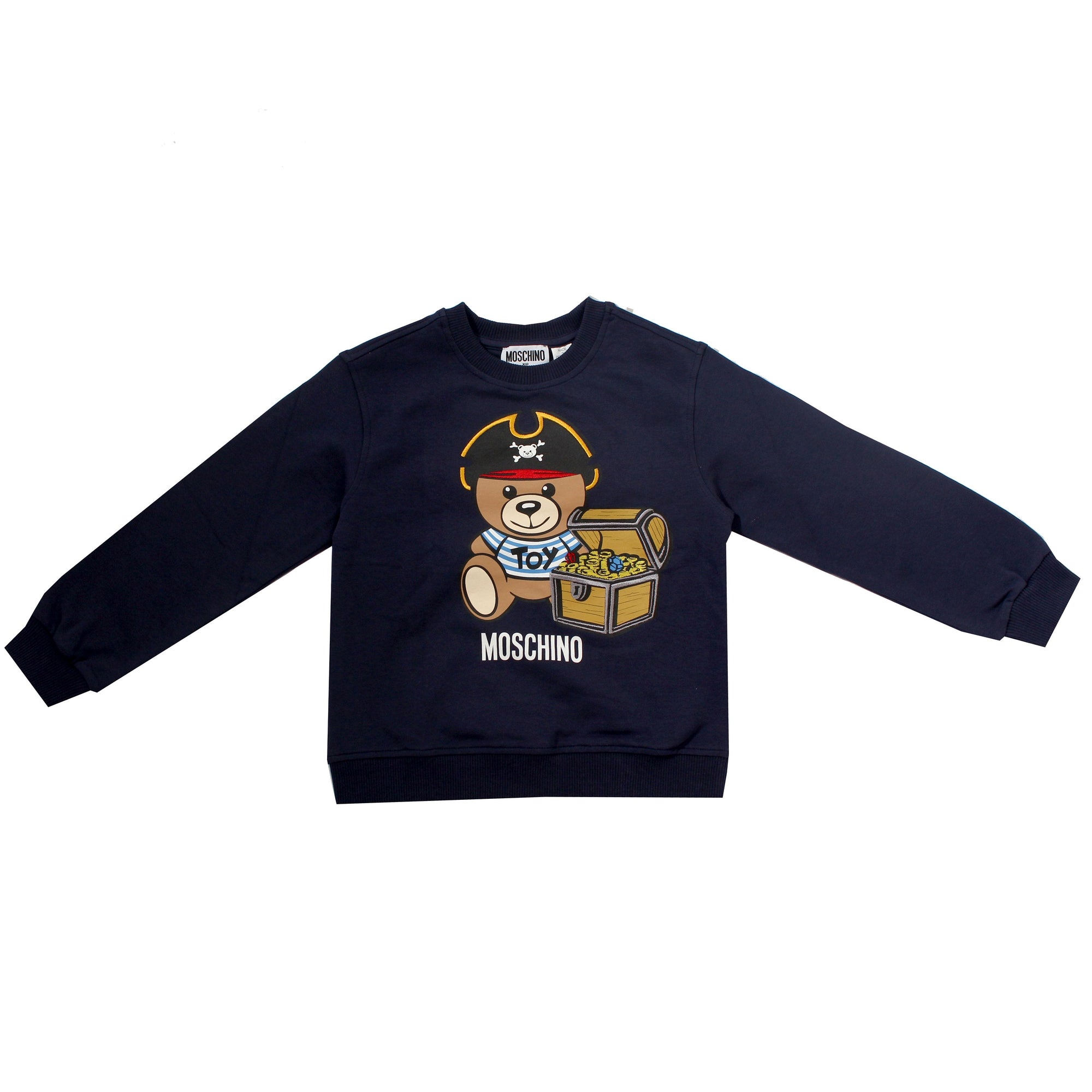Boys Sweatshirt Pirate Bear Print