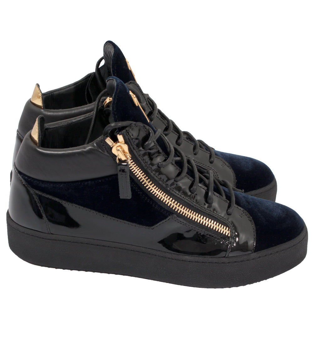 Giuseppe Zanotti Veronica Low-Top Sneaker in navy – view 1 of 2