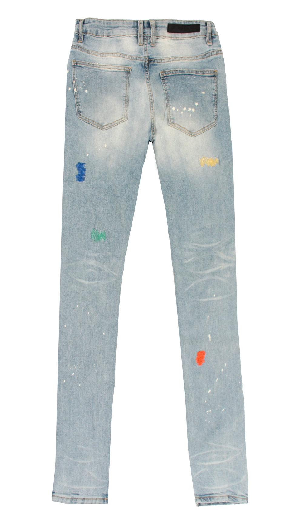 Embellish Iris Rip & Repair Denim in blue – view 2 of 2