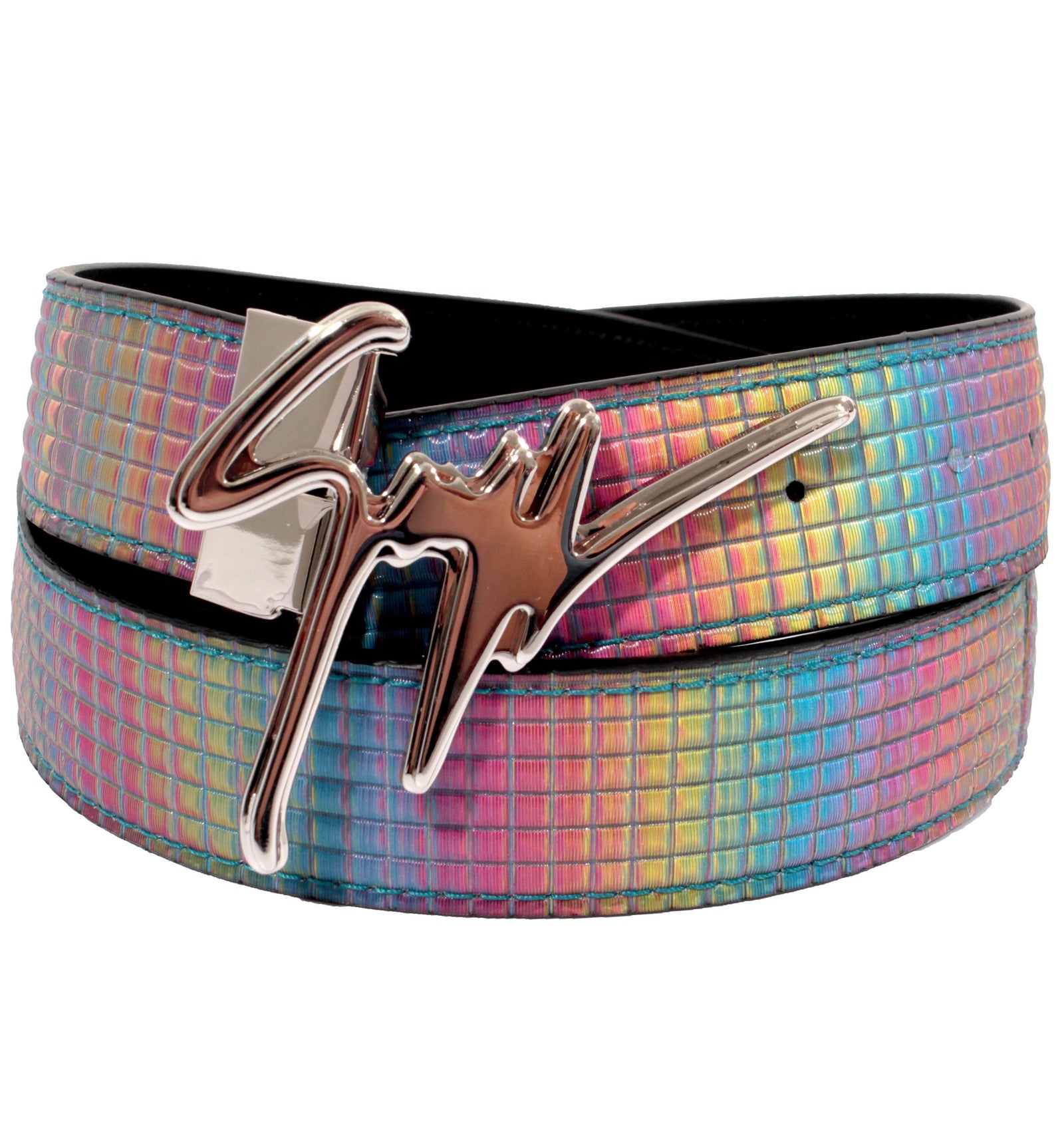 Giuseppe Zanotti Prism Print Belt - Multi