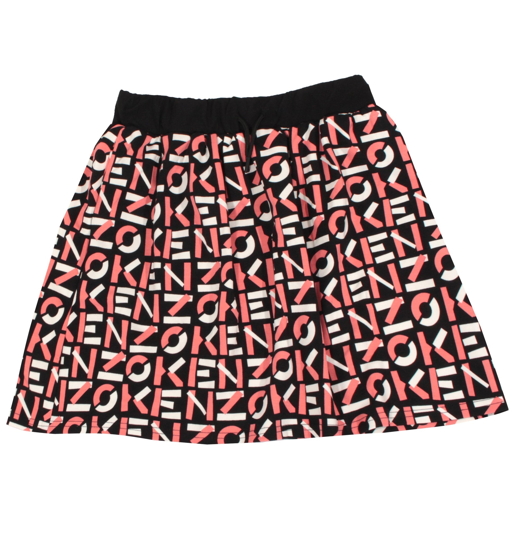 Kenzo Logo Skirt - Pink & Black