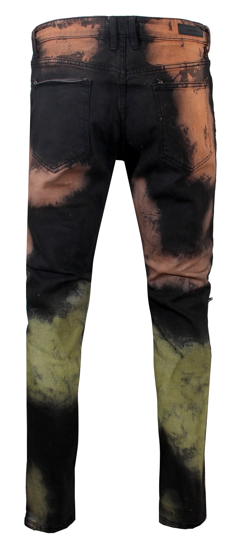 WALKER RIP & REPAIR DENIM - RASTA TIEDYE