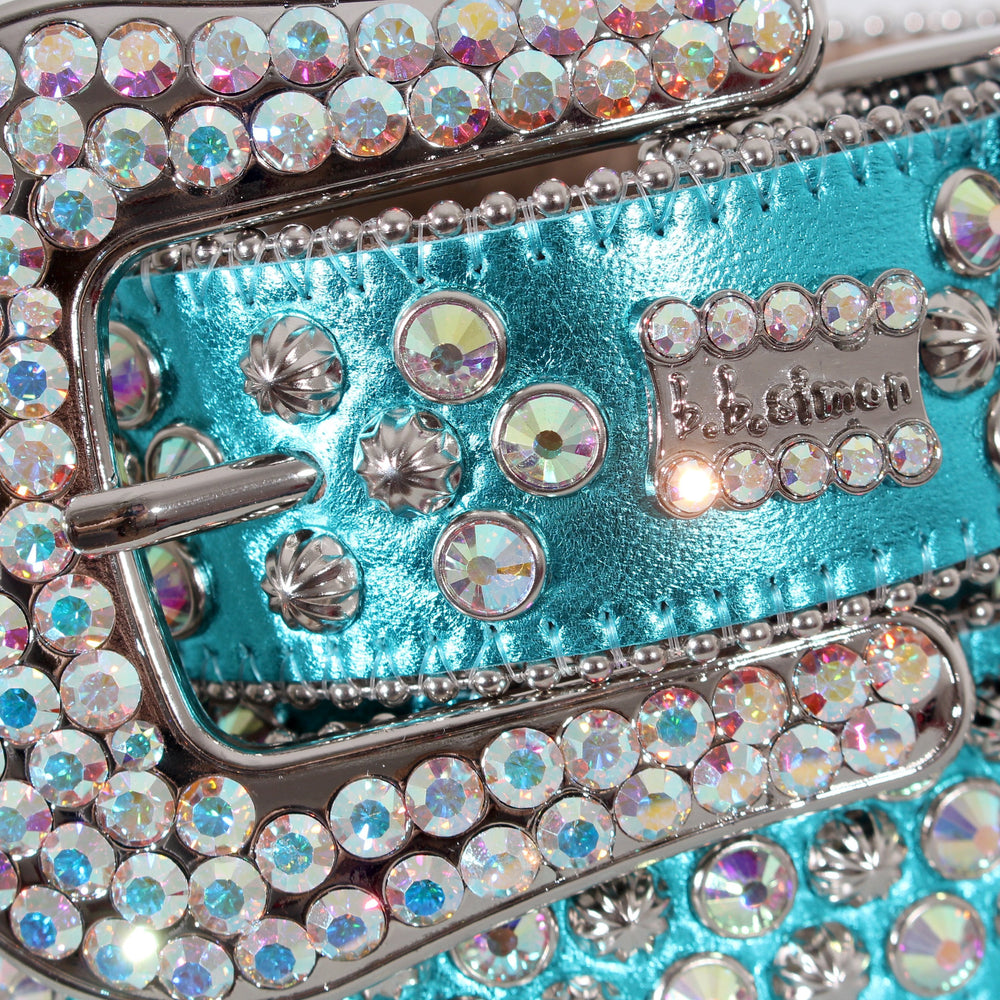 B.B. Simon 2617 Turquoise AB Belt in turquoise – view 2 of 2