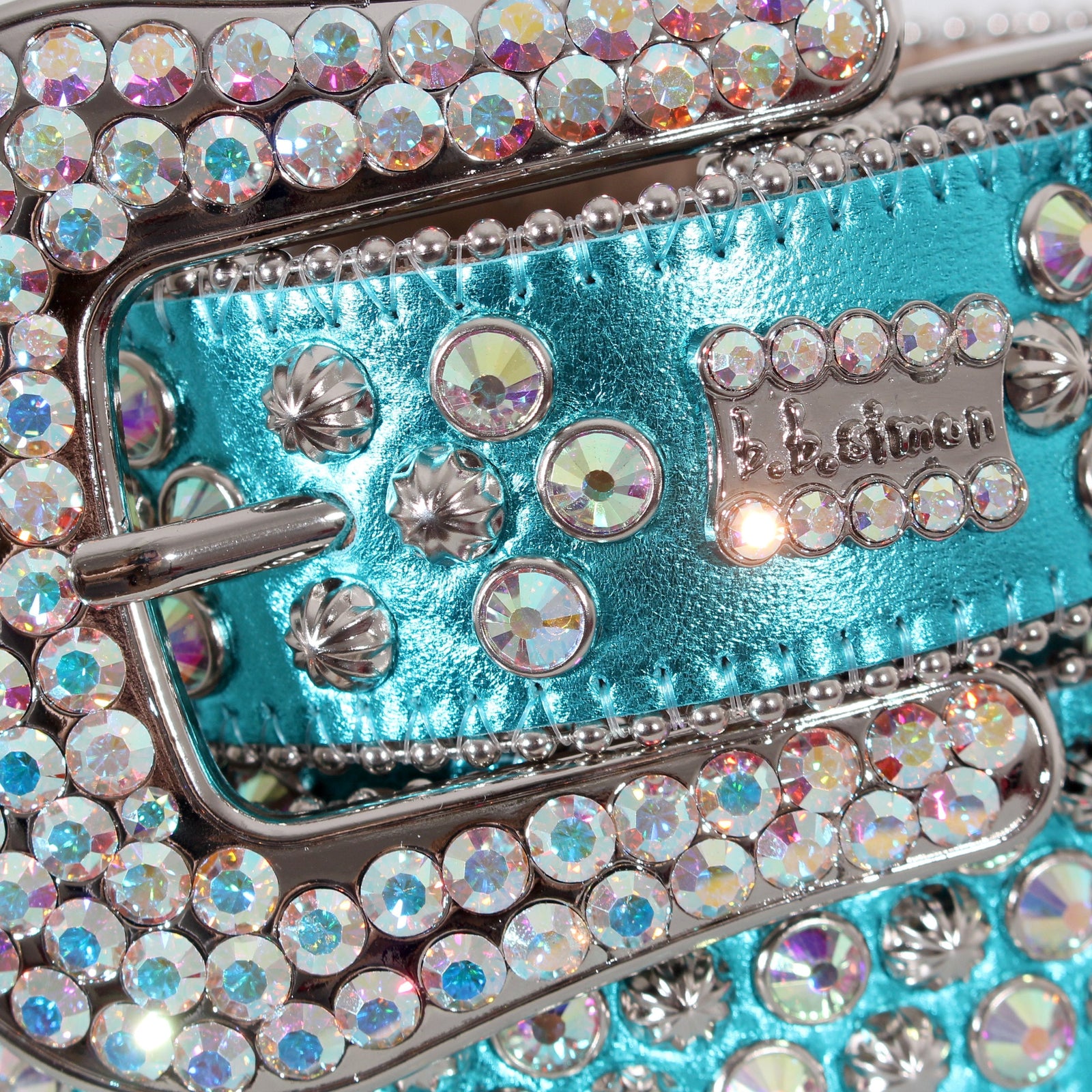 B.B. Simon 2617 Turquoise AB Belt in turquoise – view 2 of 2
