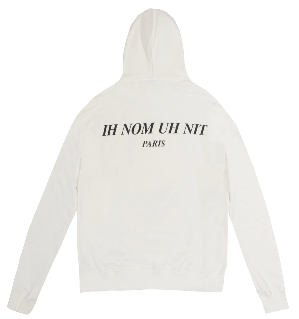 Hoodie Mask On 21 W/ Logo - White