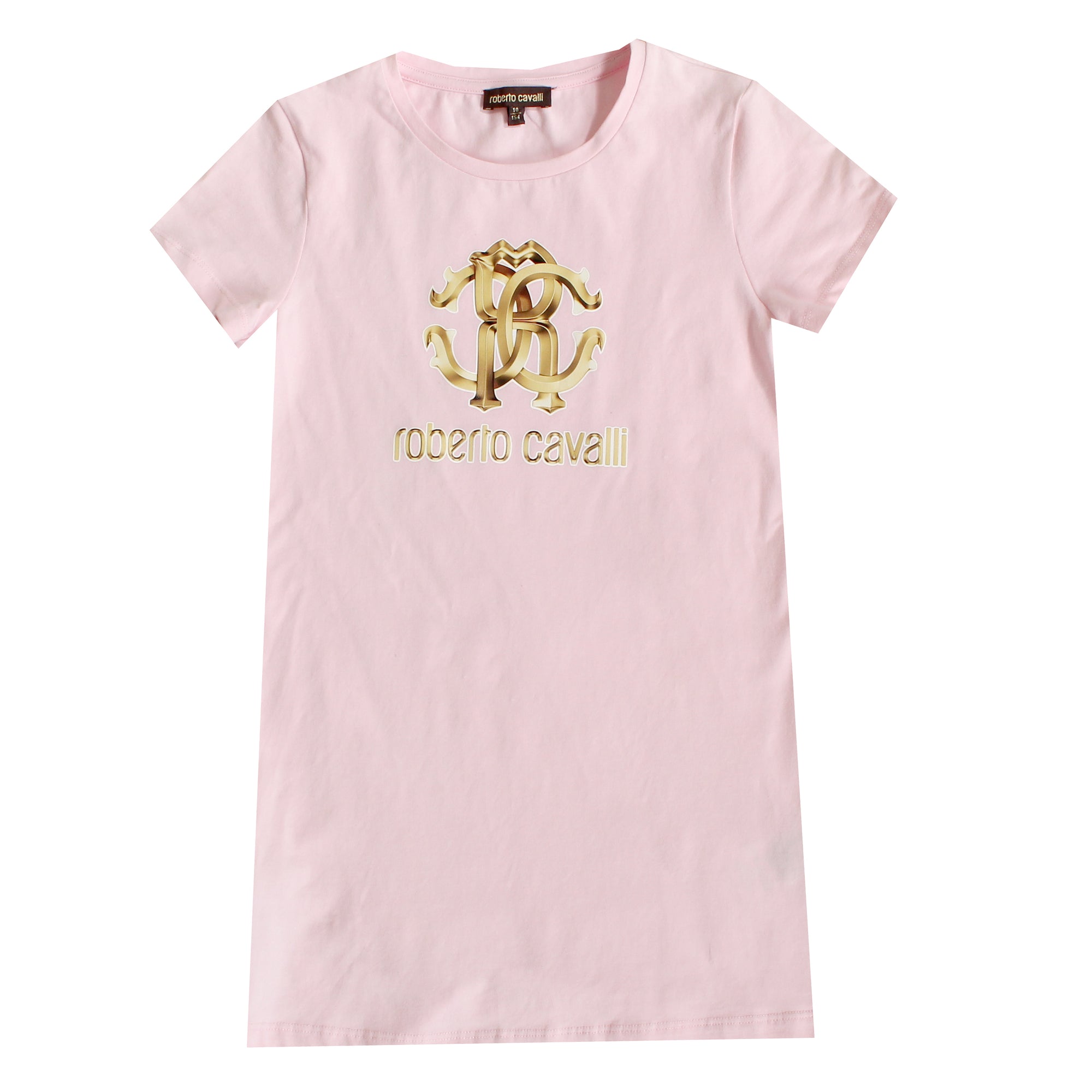 Girls Light Pink Logo Tee Shirt