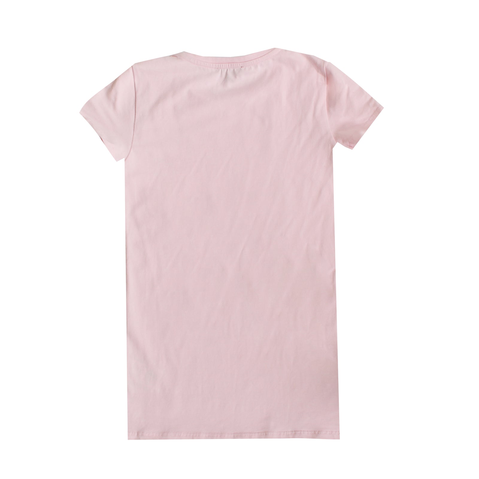 Girls Light Pink Logo Tee Shirt