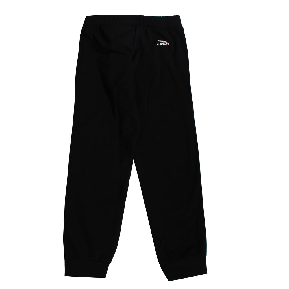 Young Versace Jogging Pants with Barocco Print in black – view 2 of 4
