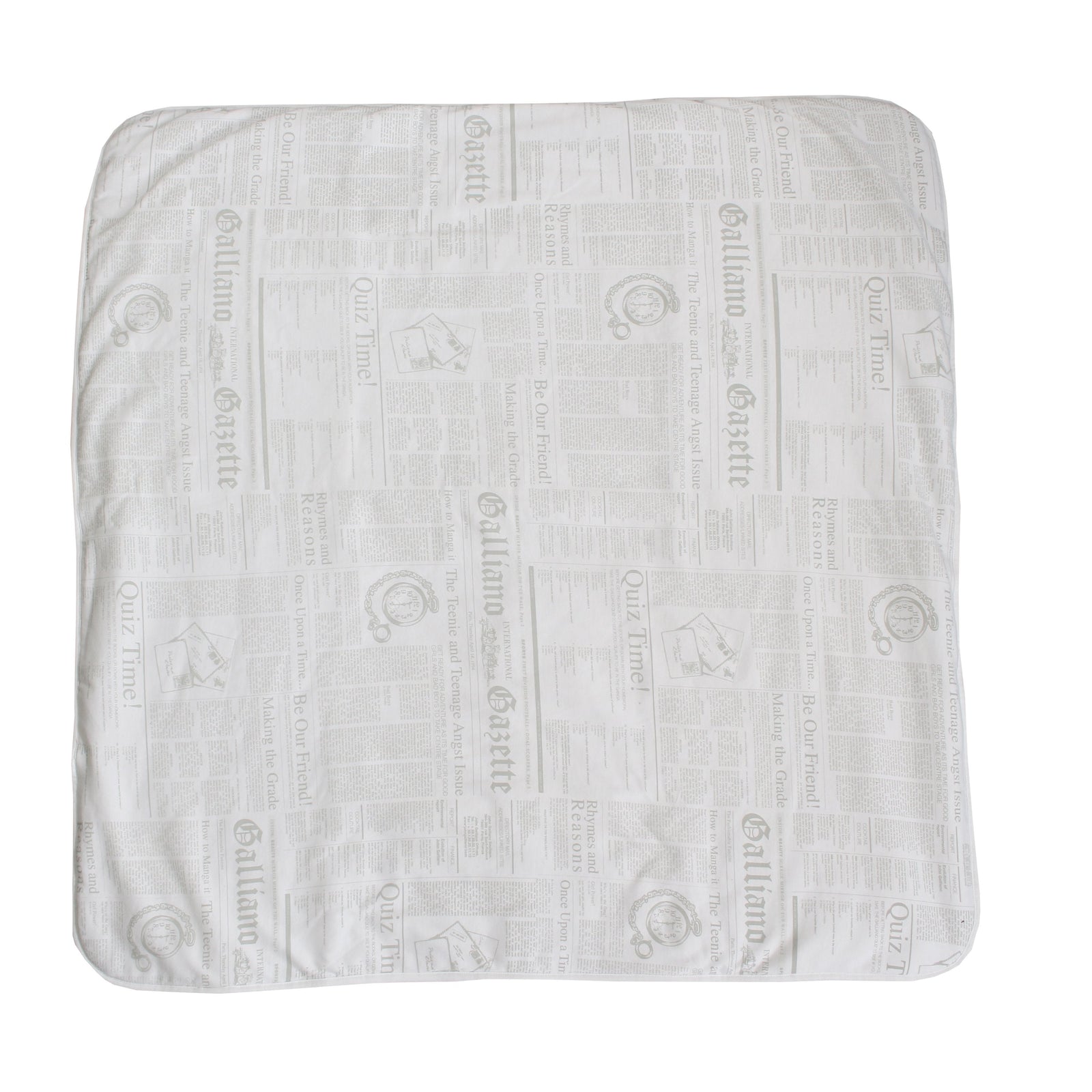 John Galliano Print Baby Blanket