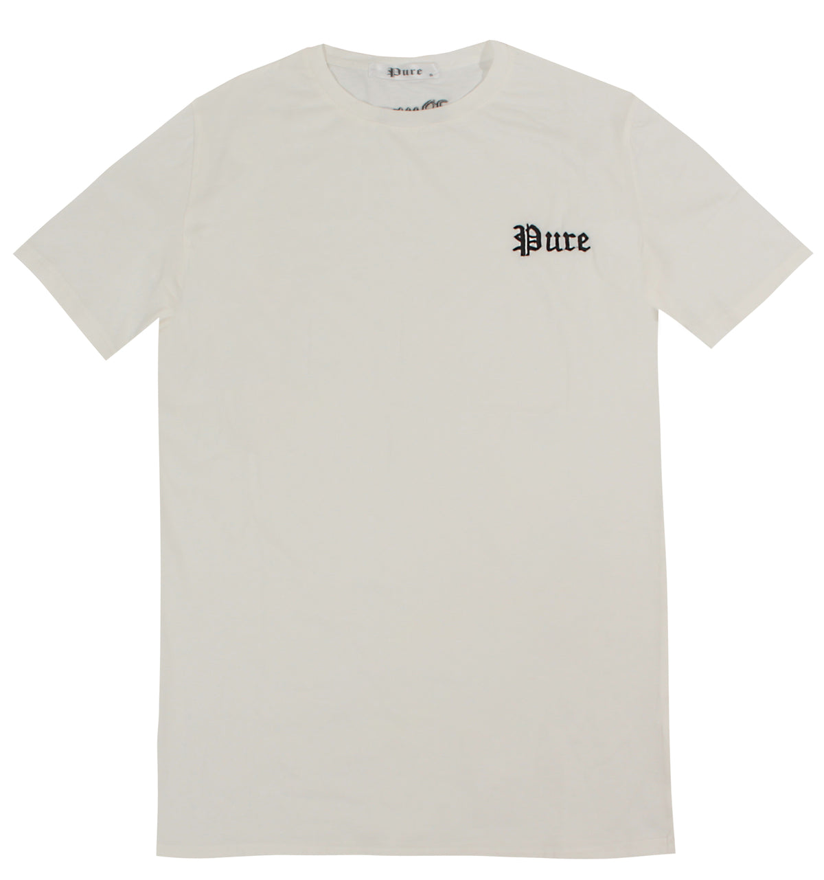 Embroidered SS Pure Tee - Off White