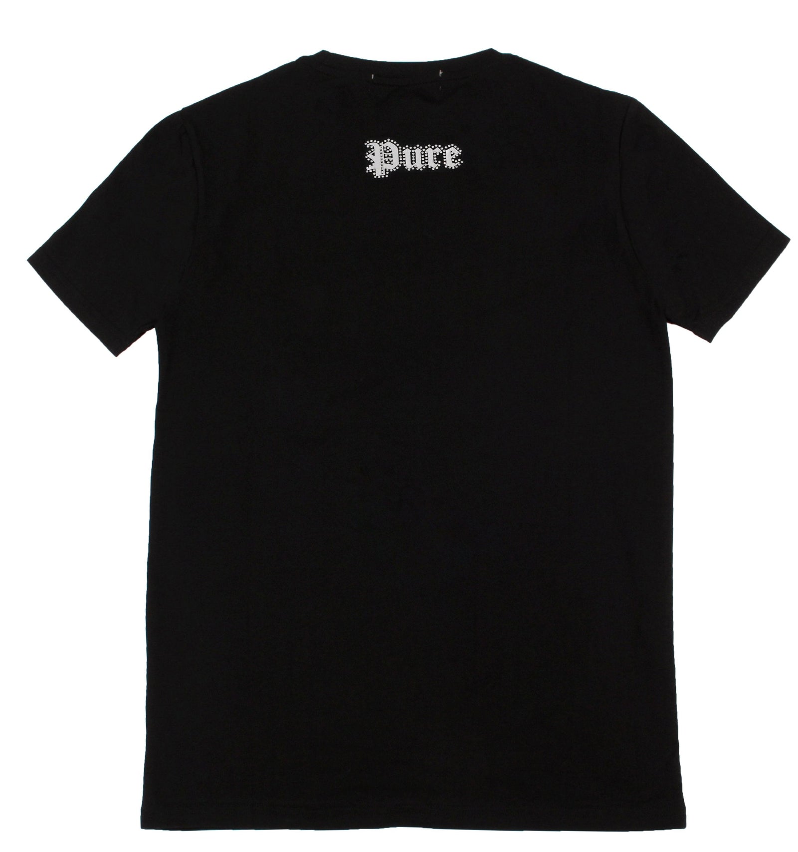 Black Tee with Silver Pure Logo in black with silver logo – view 2 of 2
