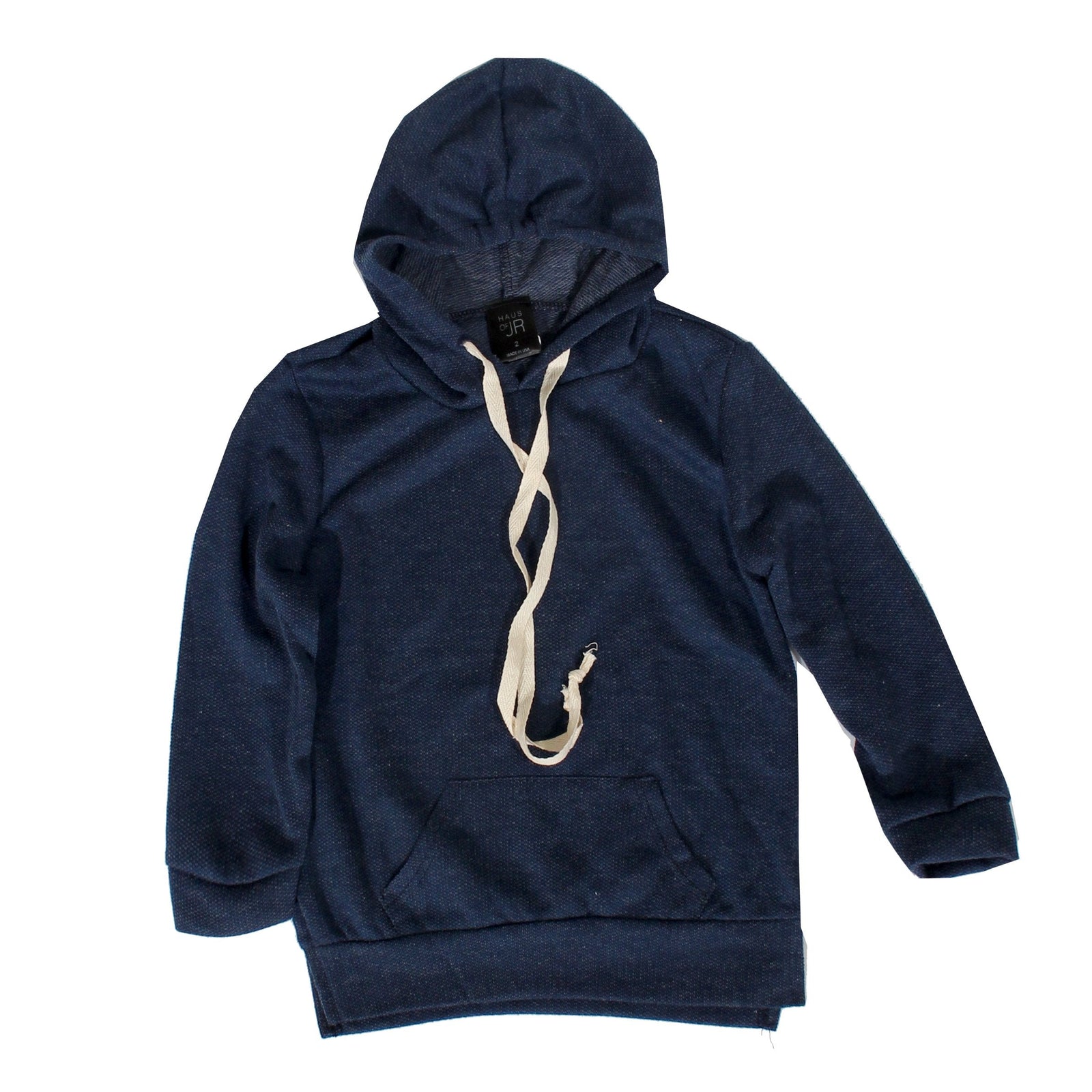 Kids Haus of Jr. Hunter Long Sleeve Hoodie-Navy