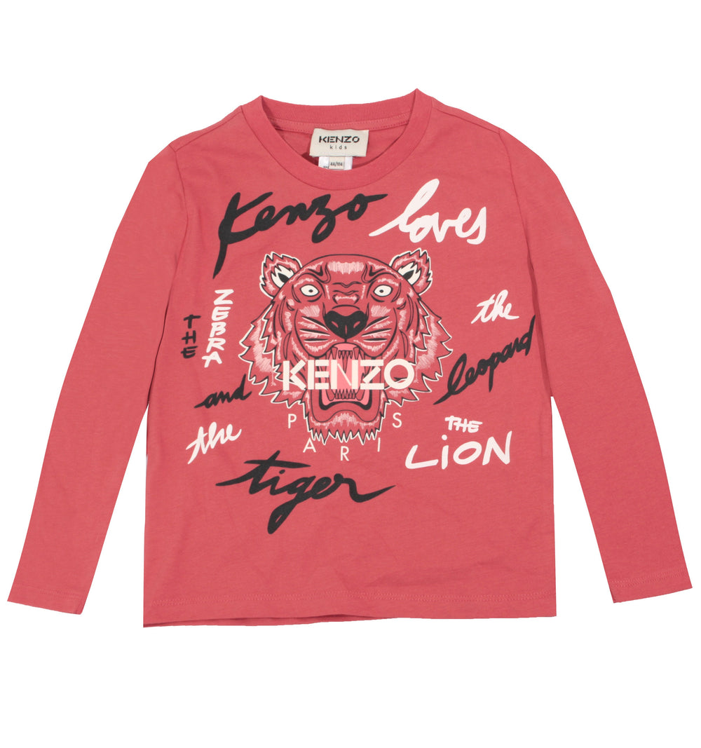 Kenzo T-Shirt in raspberry – view 1 of 2