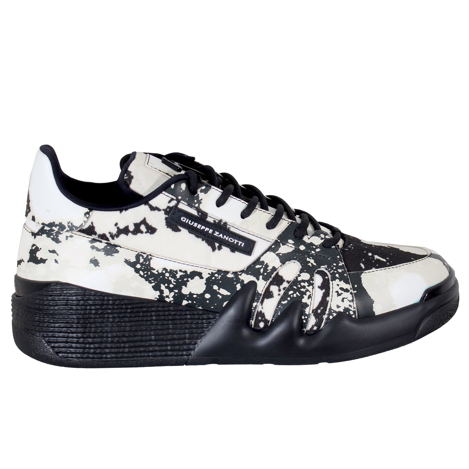 Giuseppe Zanotti Talon Sneakers in black and white – view 1 of 1