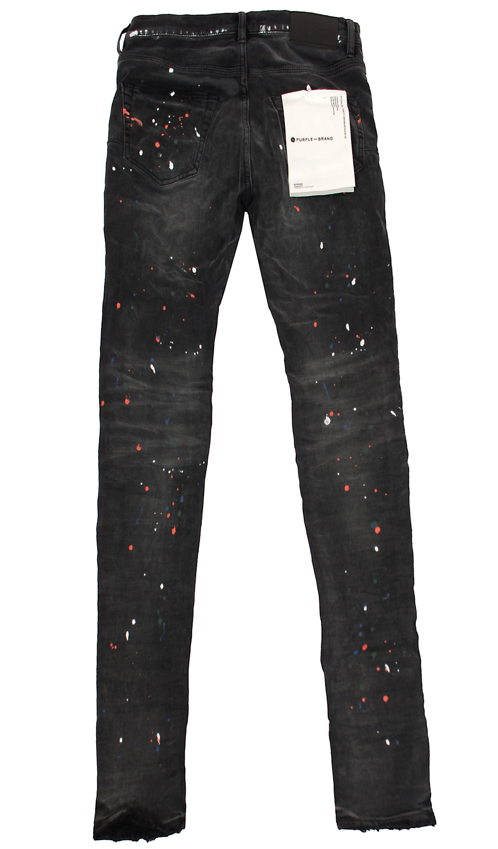 Purple Brand P001 Jeans in black paint repair – view 5 of 5