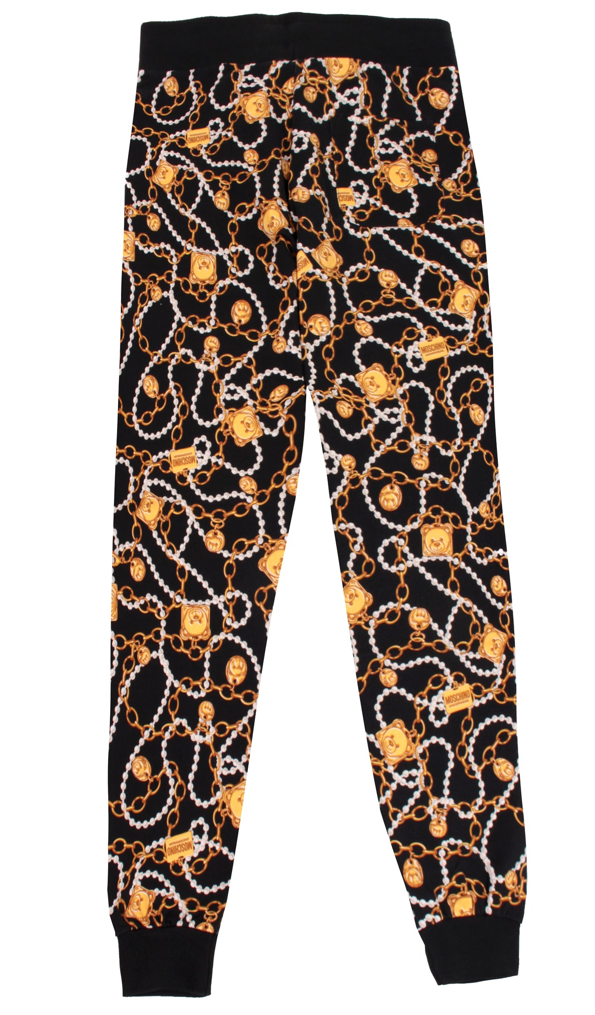 Bear Chain Logo Joggers - Black