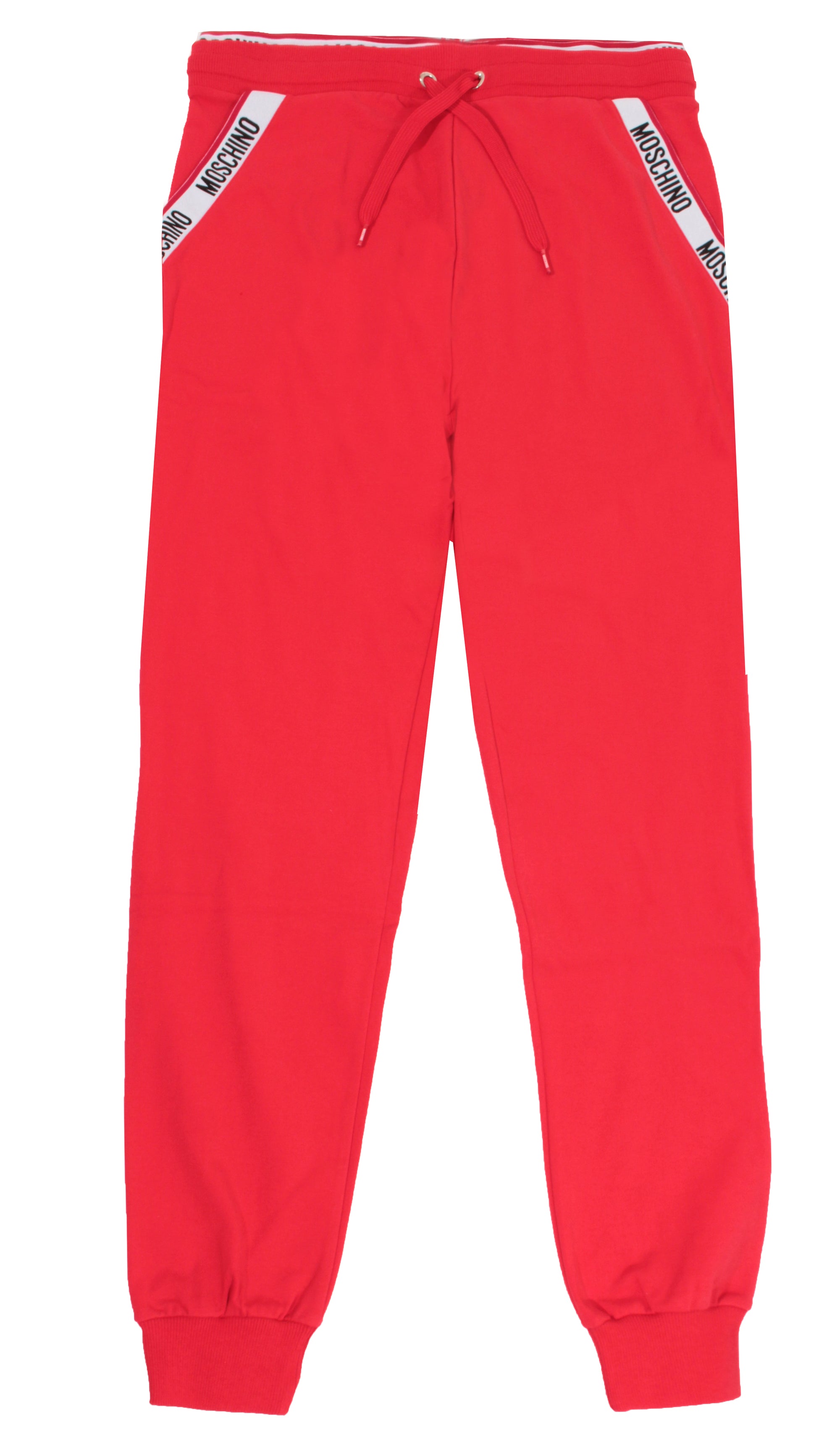 Moschino Logo Band Joggers - Red