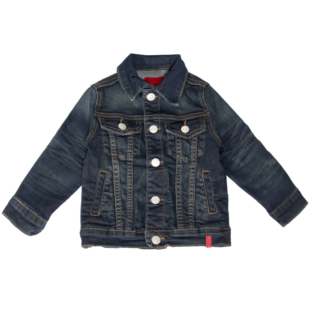 Haus of JR kids Ono denim jacket in dark indigo – view 1 of 3