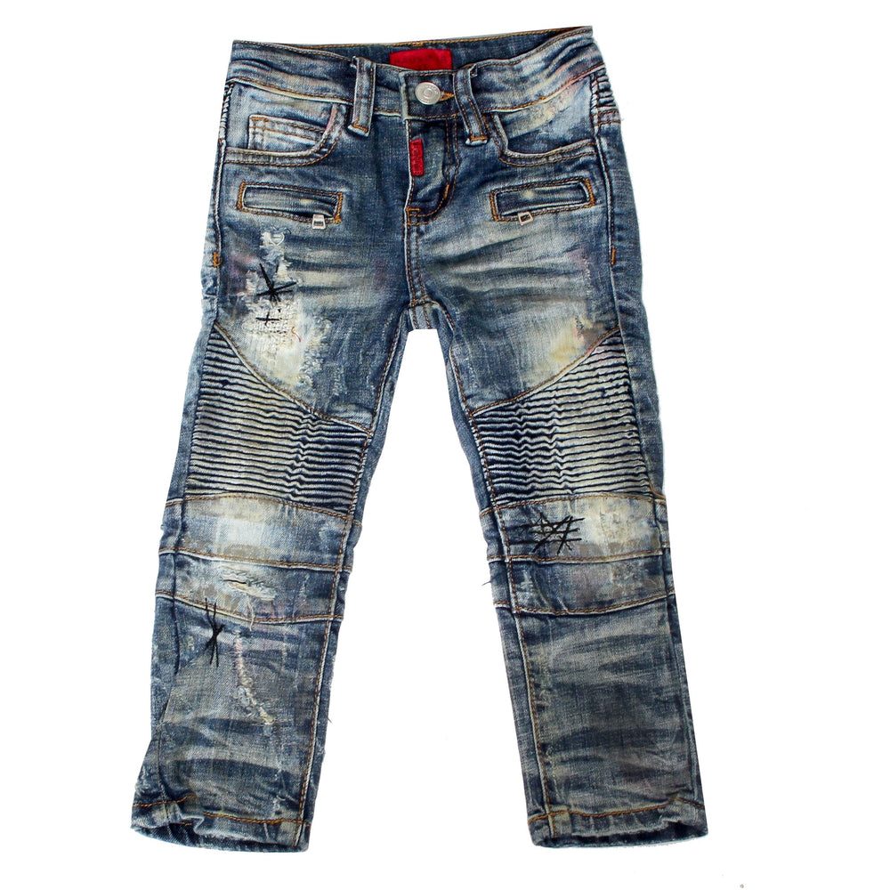 Kids Basquiat Biker Denim