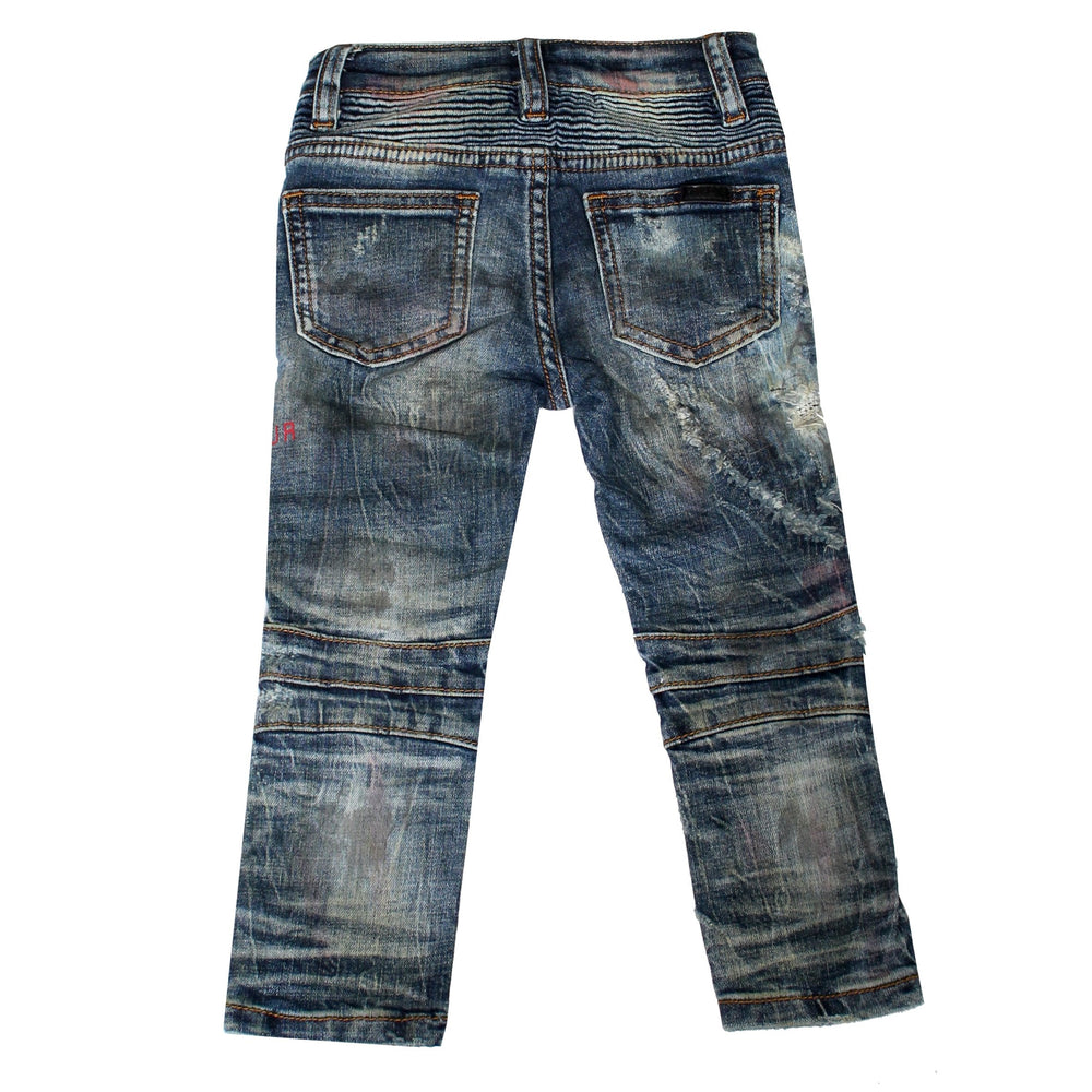 Kids Basquiat Biker Denim