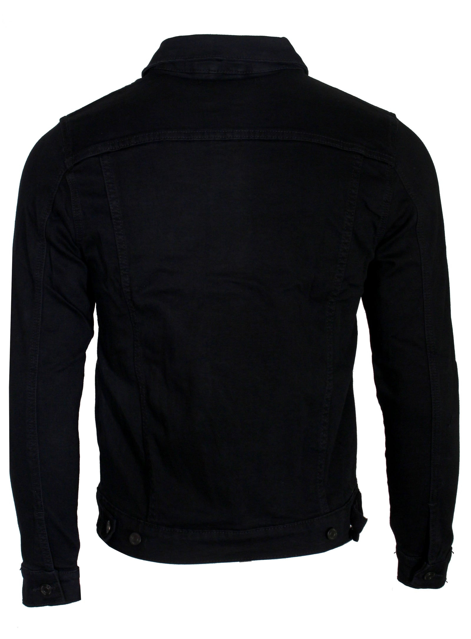 Embellish Men's Watson Denim Jacket in black distressed – view 2 of 3