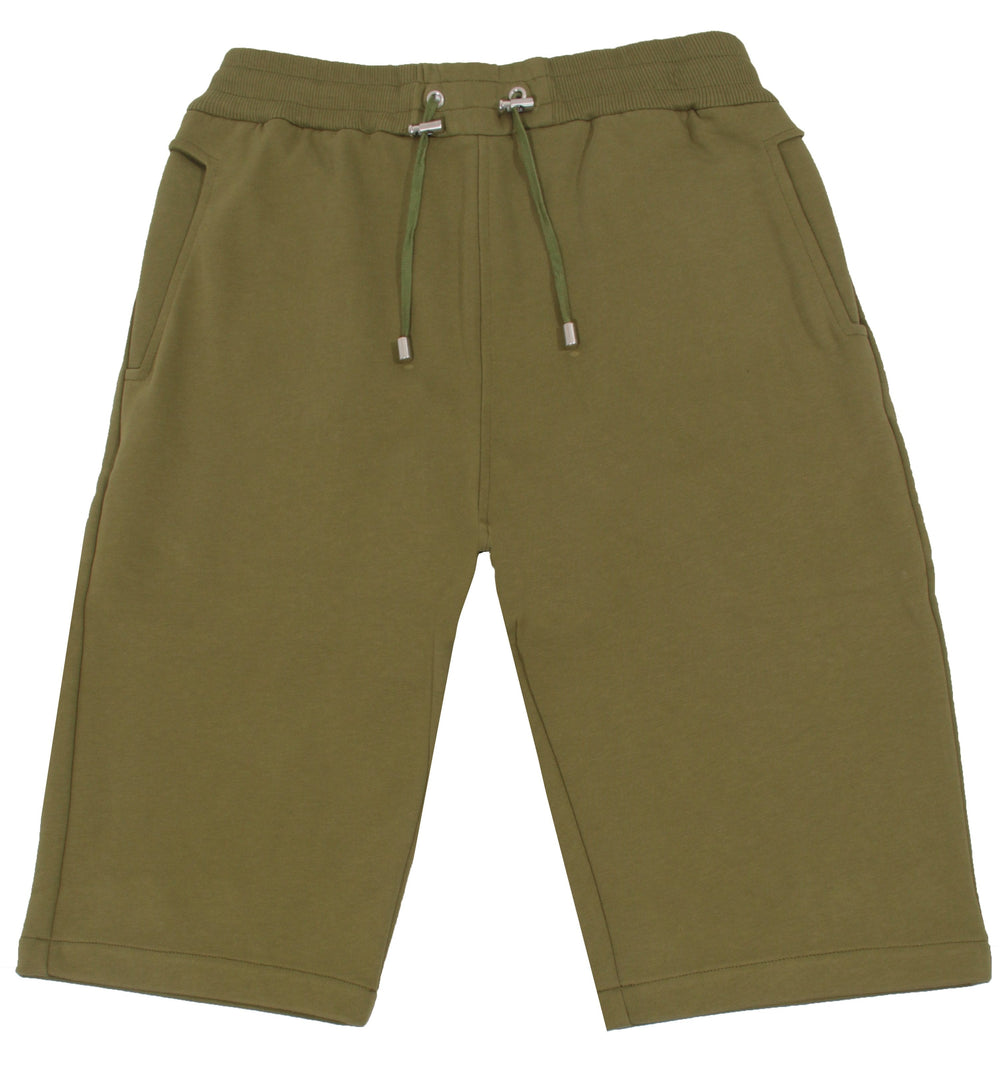 Balmain Flock Bermuda Shorts in green – view 1 of 2