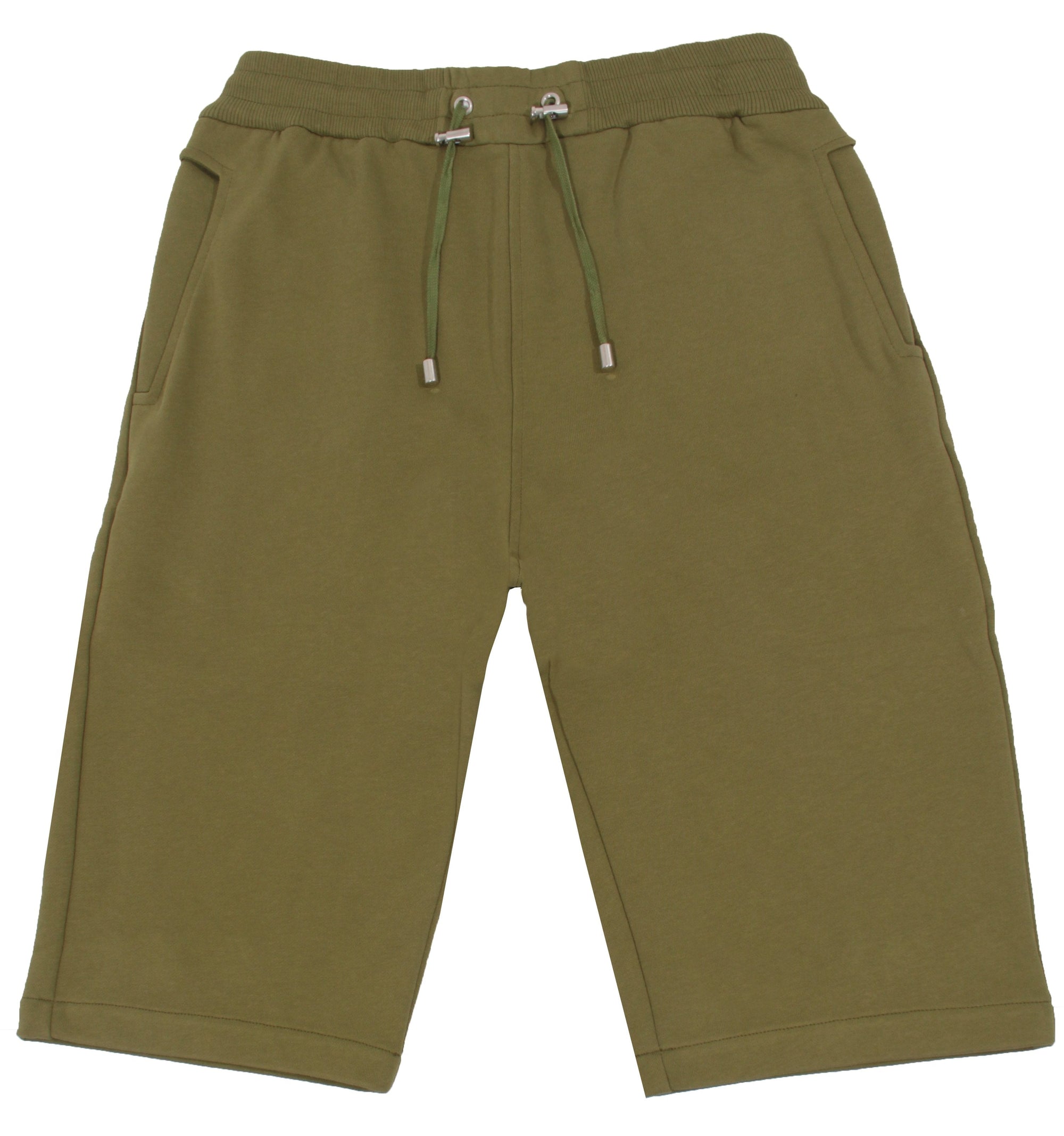 Balmain Flock Bermuda Shorts - Green