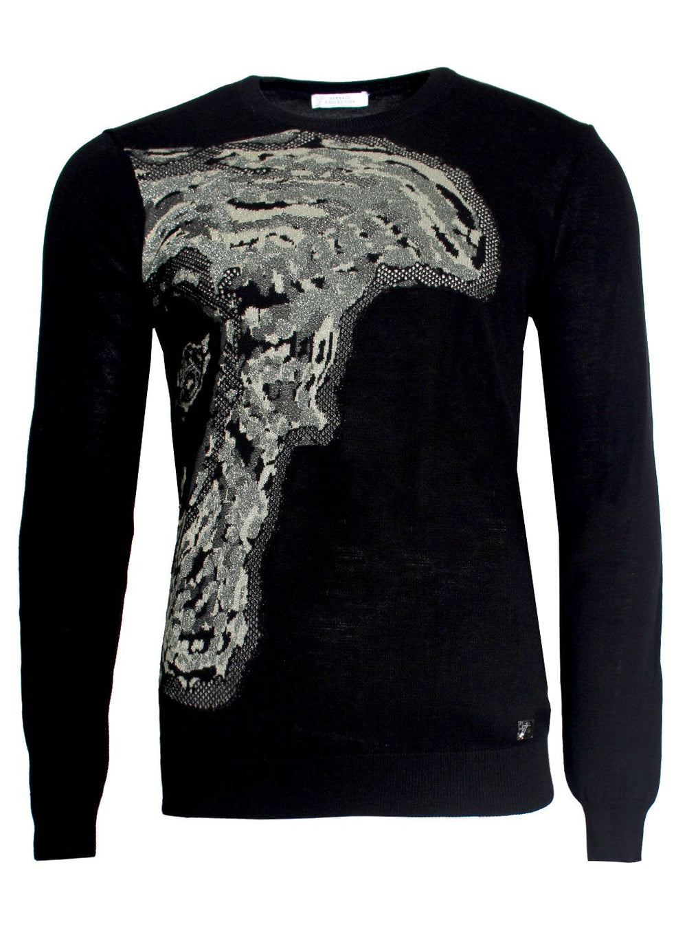 Versace Medusa Head Sweater in black – view 1 of 3