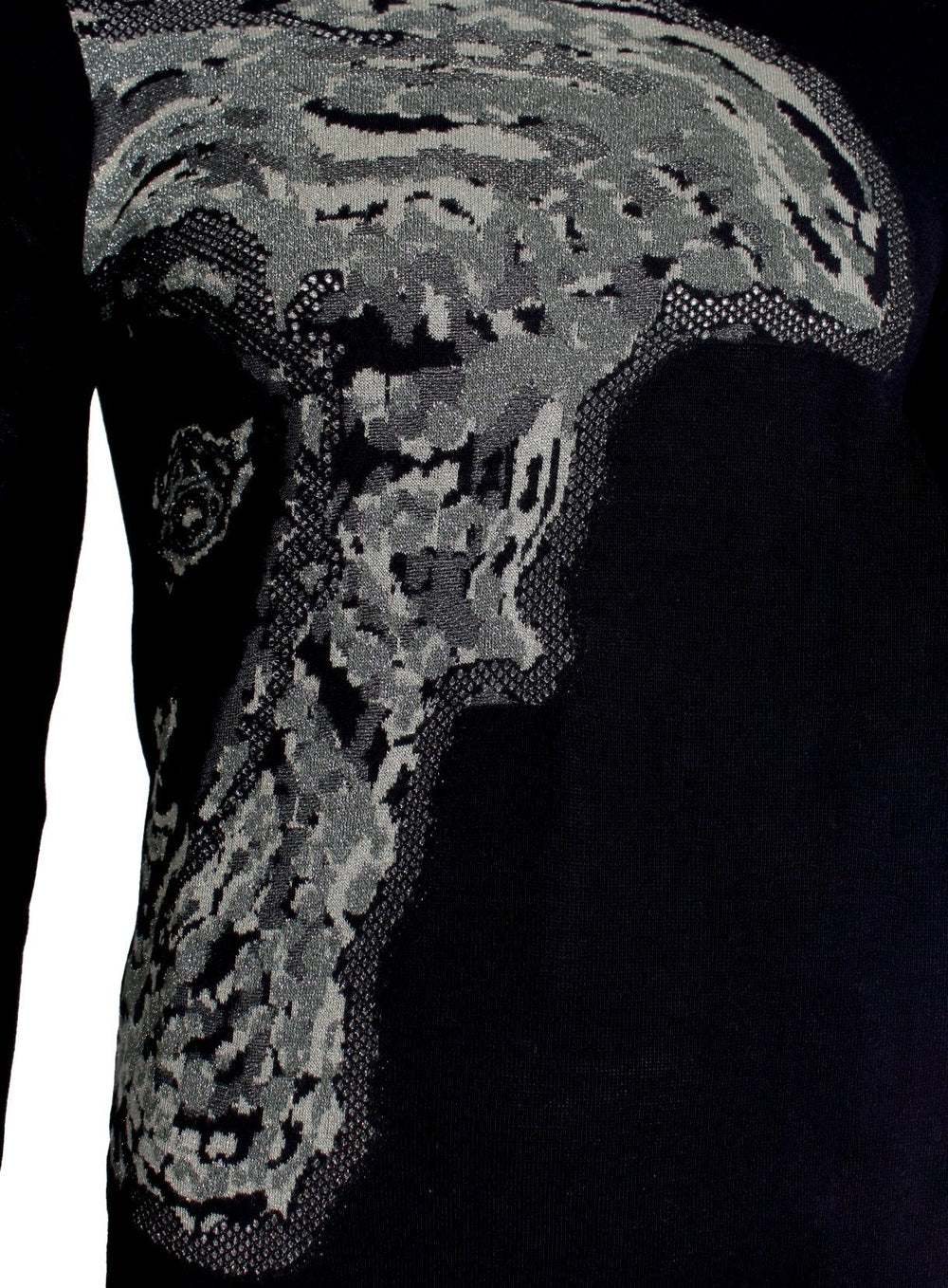 Versace Medusa Head Sweater in black – view 2 of 3