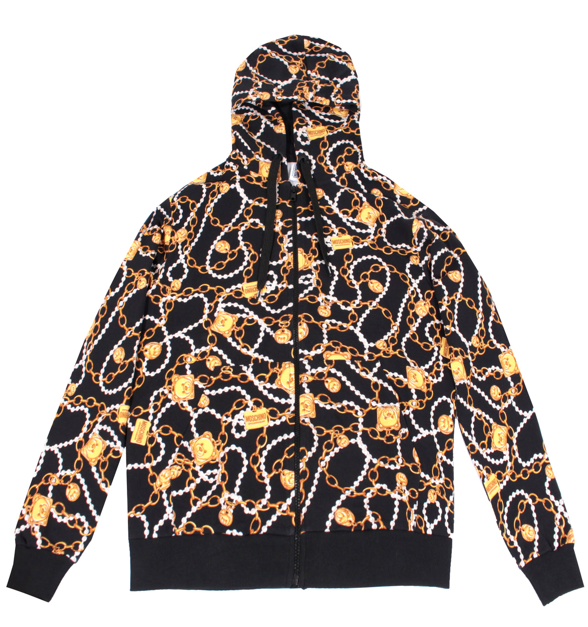 All Over Bear Chain Sweatshirt - Black