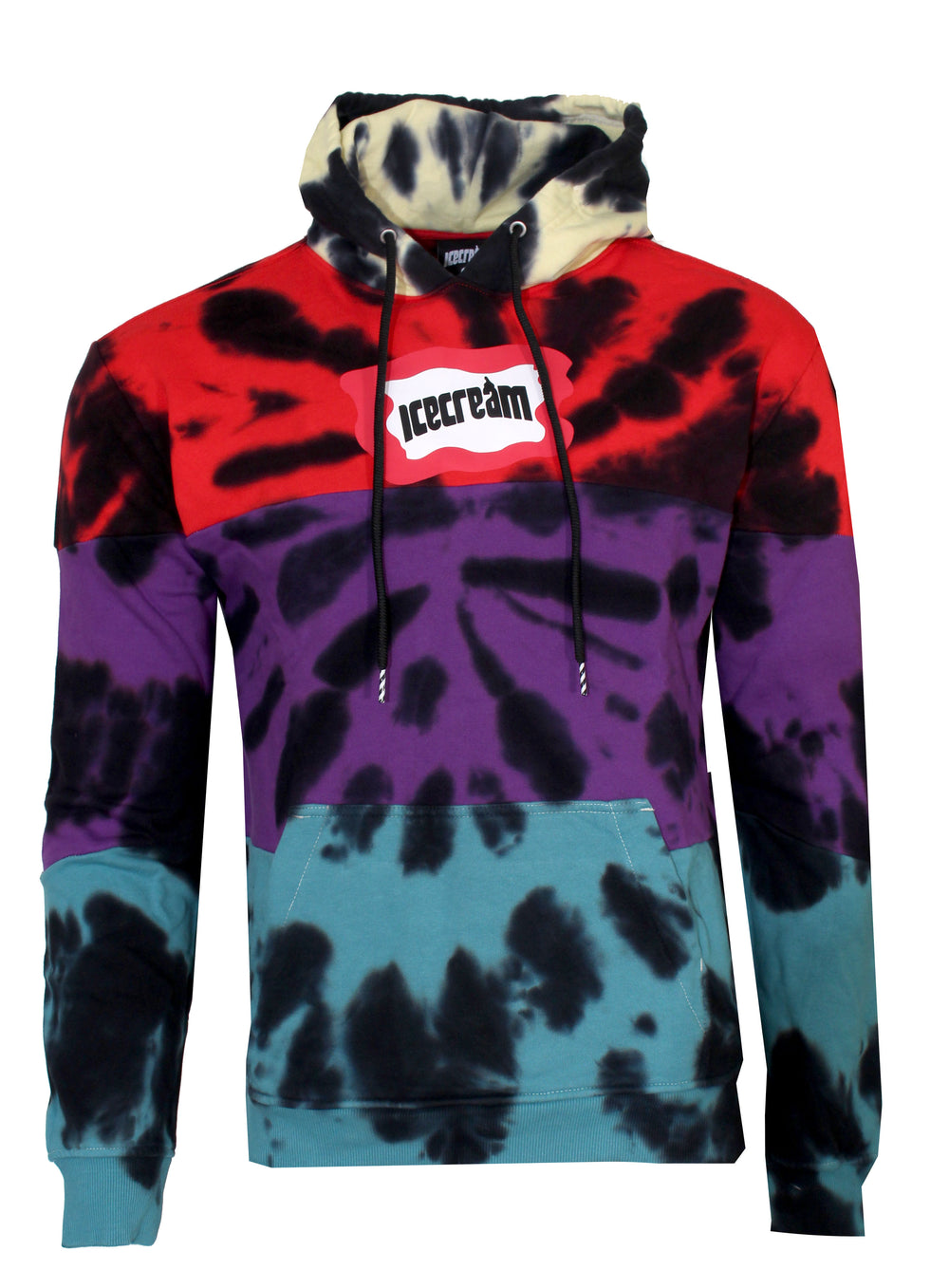 ICECREAM Men's Caballero Long Sleeve Hoodie in multi – view 1 of 2