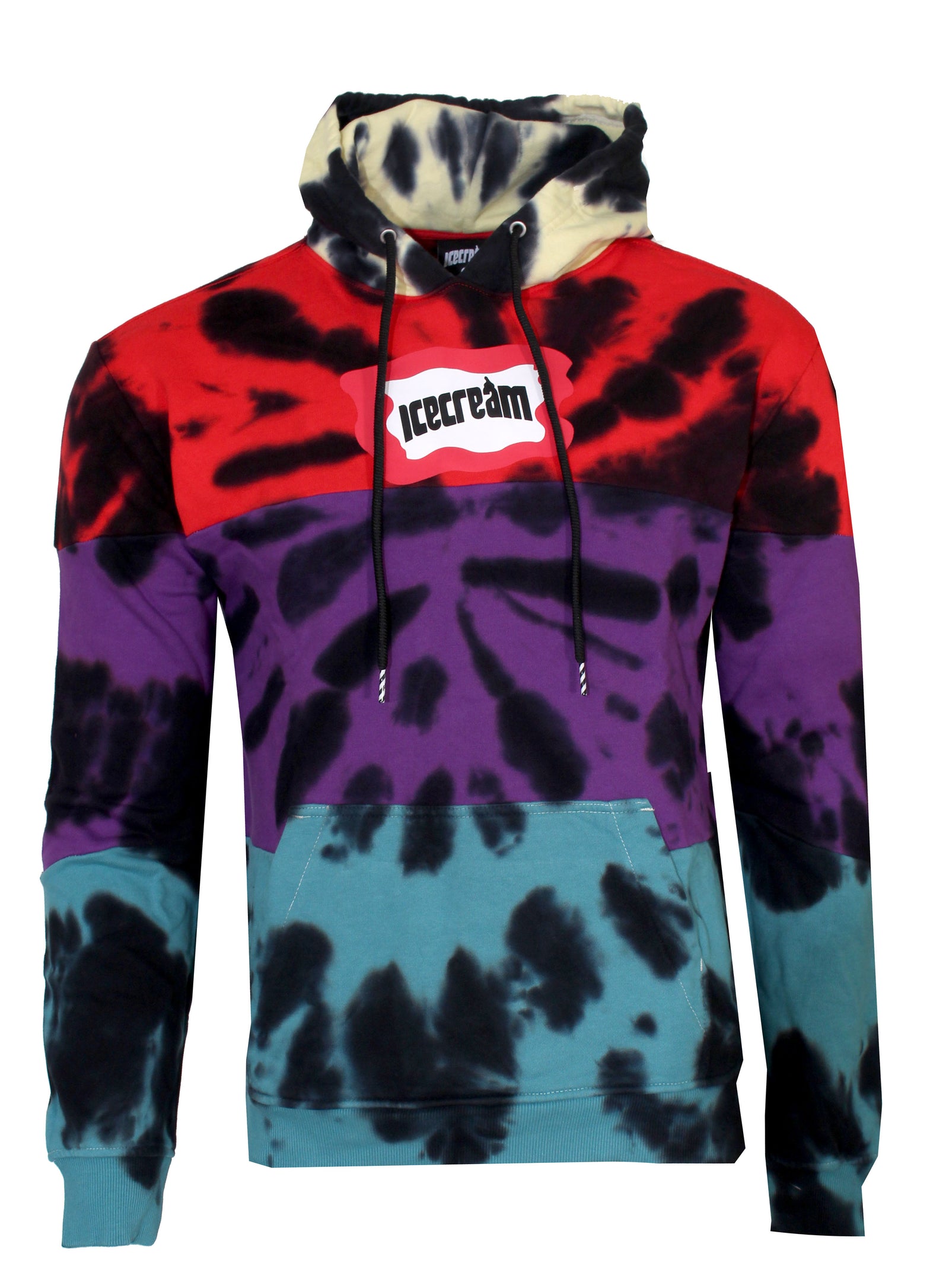 ICECREAM Men's Caballero Long Sleeve Hoodie in multi – view 1 of 2