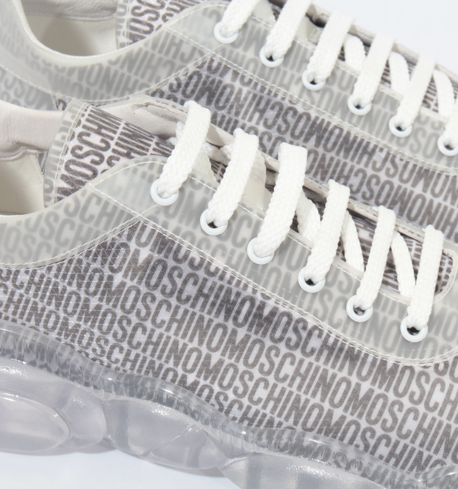 Allover Logo Sneakers - Grey