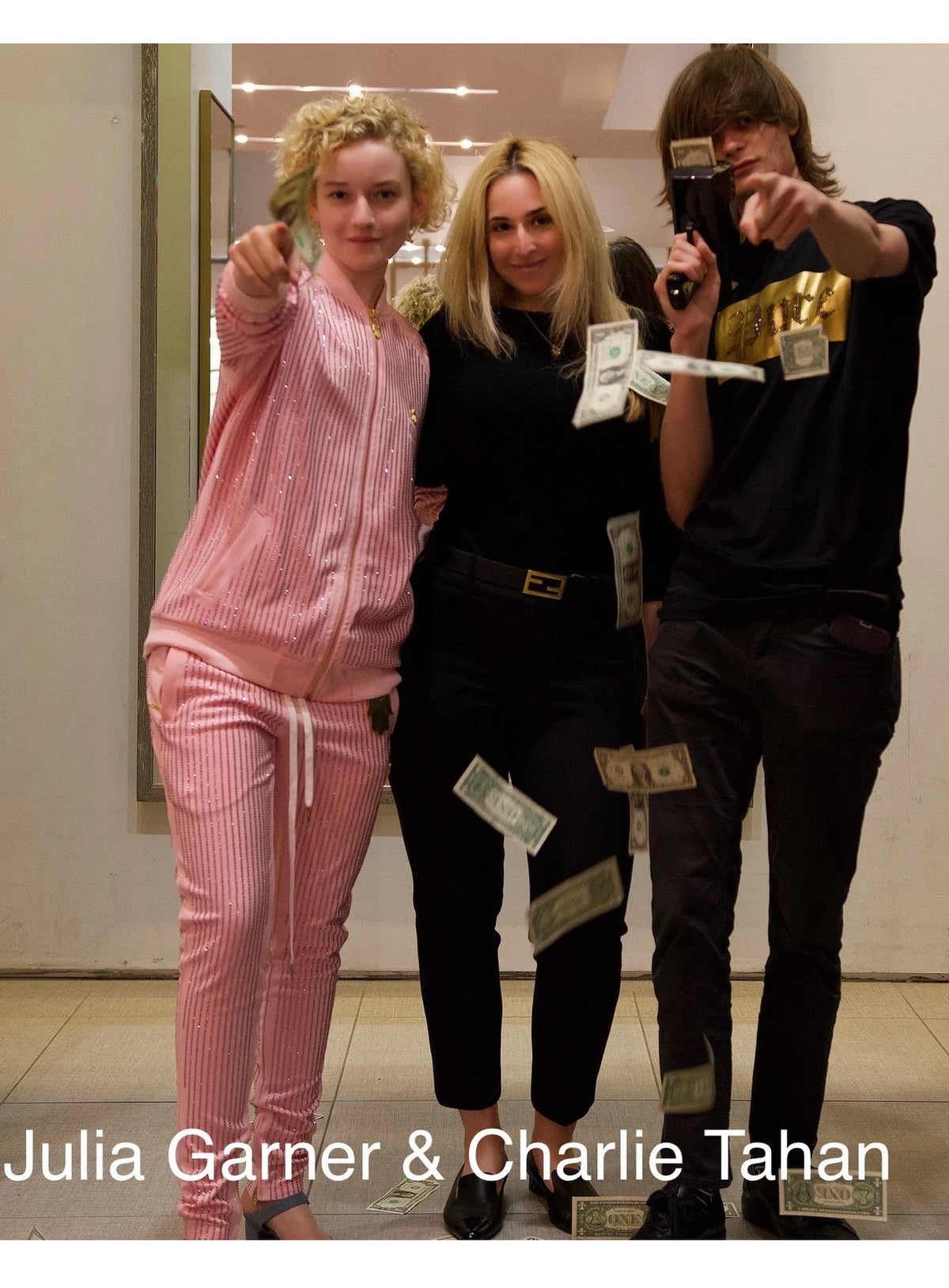 New 2021 Pure Diamond Block Logo Tee - Black &amp; Gold