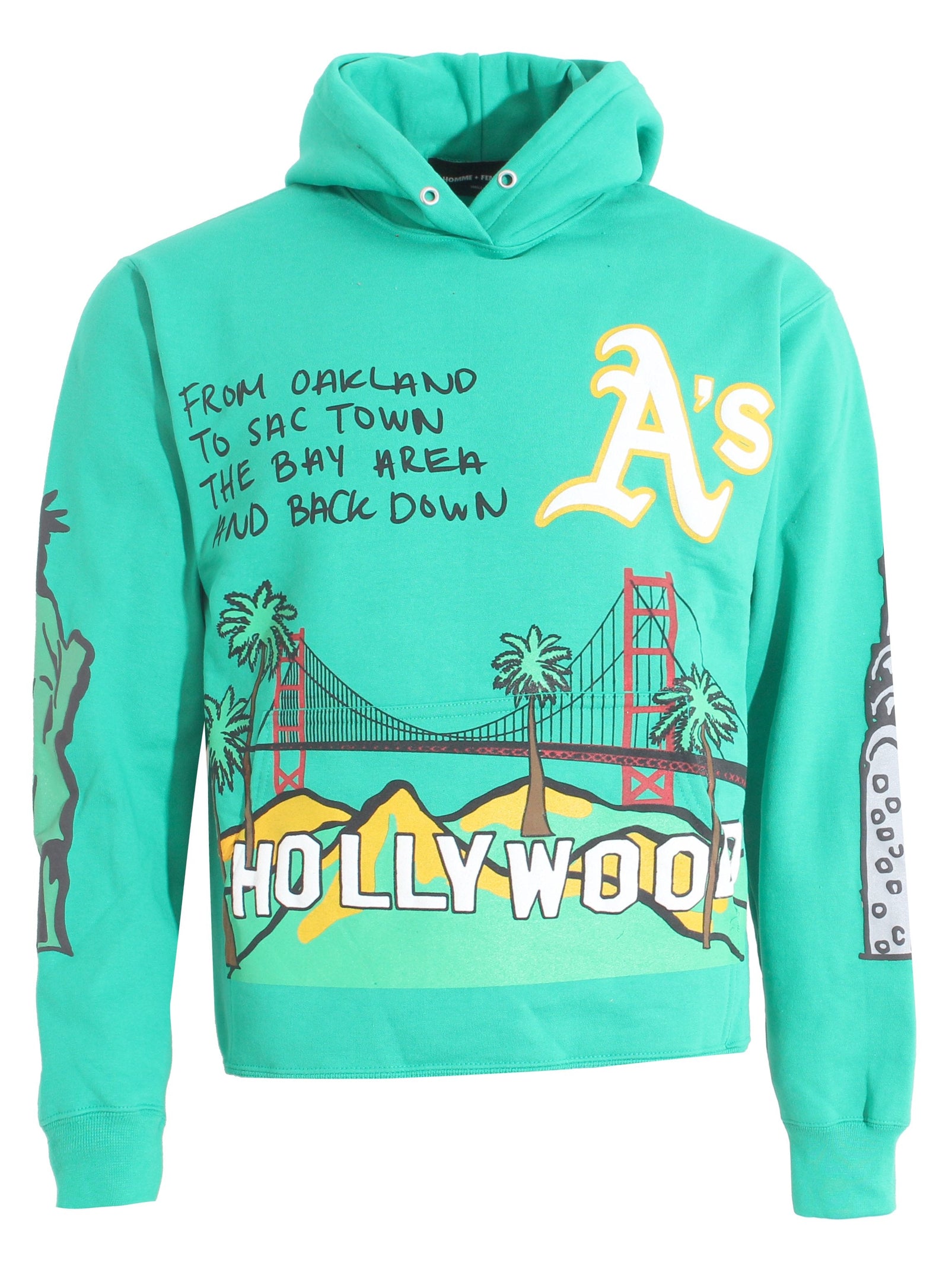 Cali to NYC Hoodie - Green