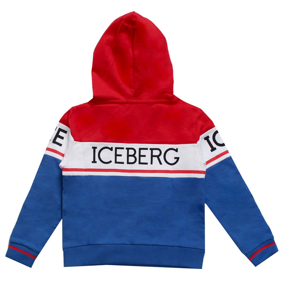 Iceberg Boys Hoodie with Logo in bright blue – view 3 of 3