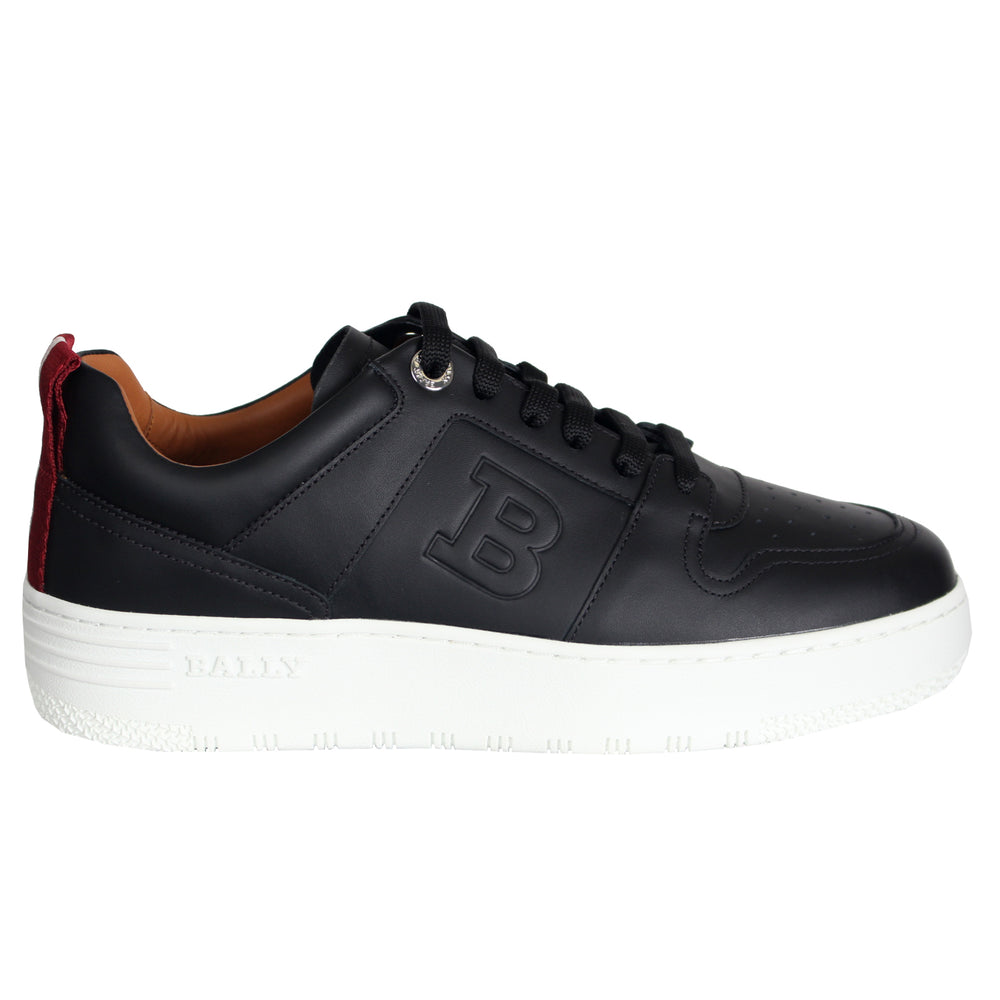 Bally Odino/00 Black Calf Plain Sneaker