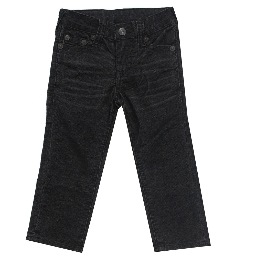 True Religion Kids Single End Corduroy Pants in black – view 1 of 2