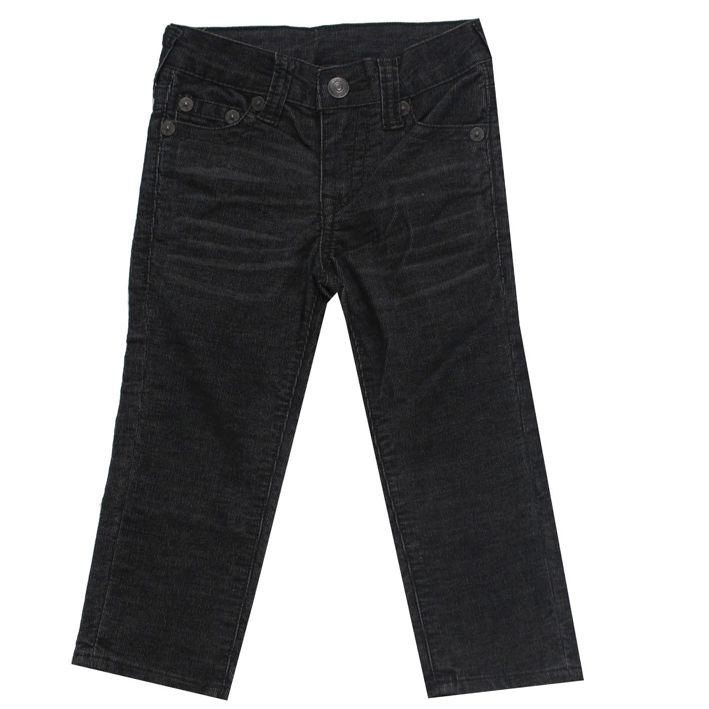 True Religion Kids Single End Corduroy Pants in black – view 1 of 2