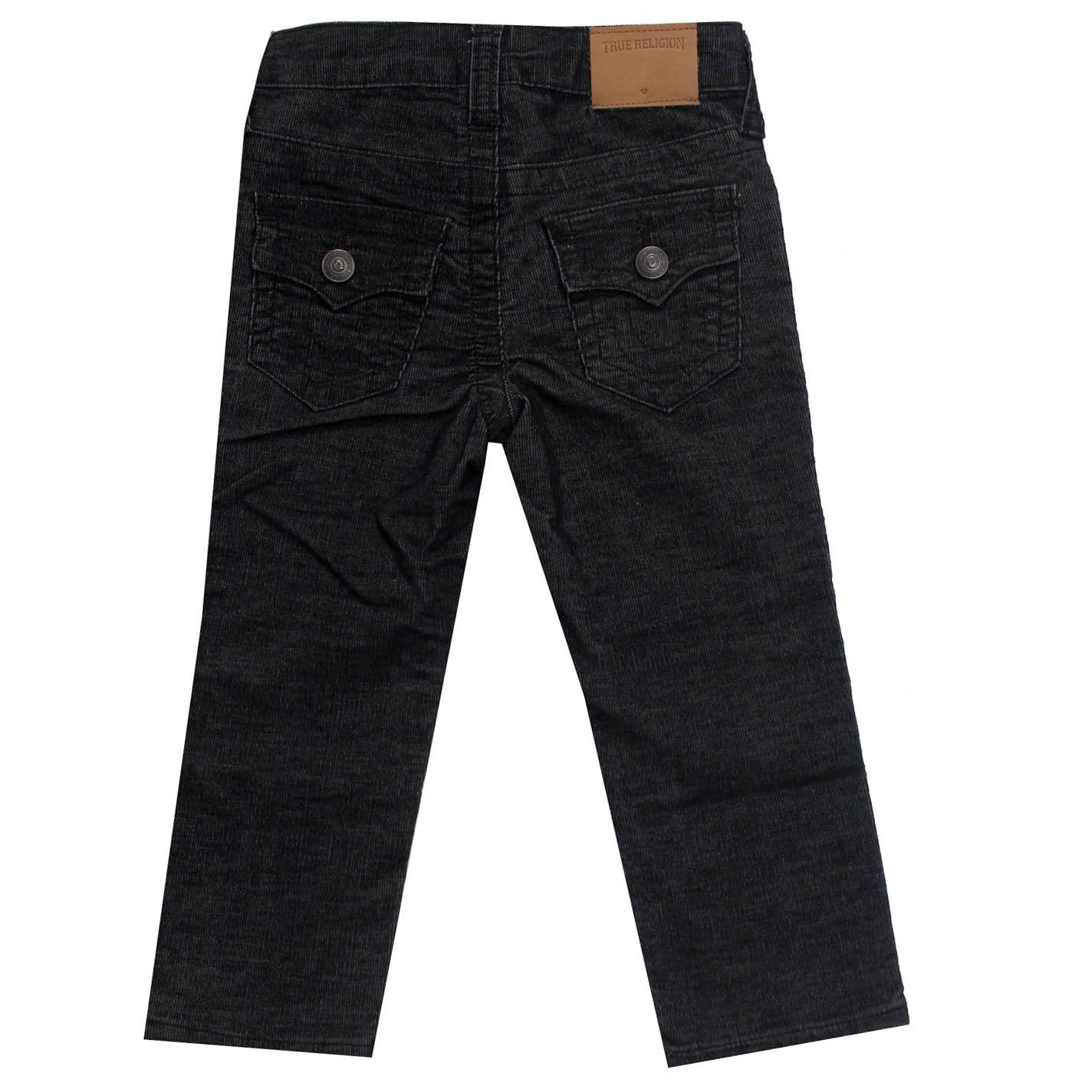 True Religion Kids Single End Corduroy Pants in black – view 2 of 2
