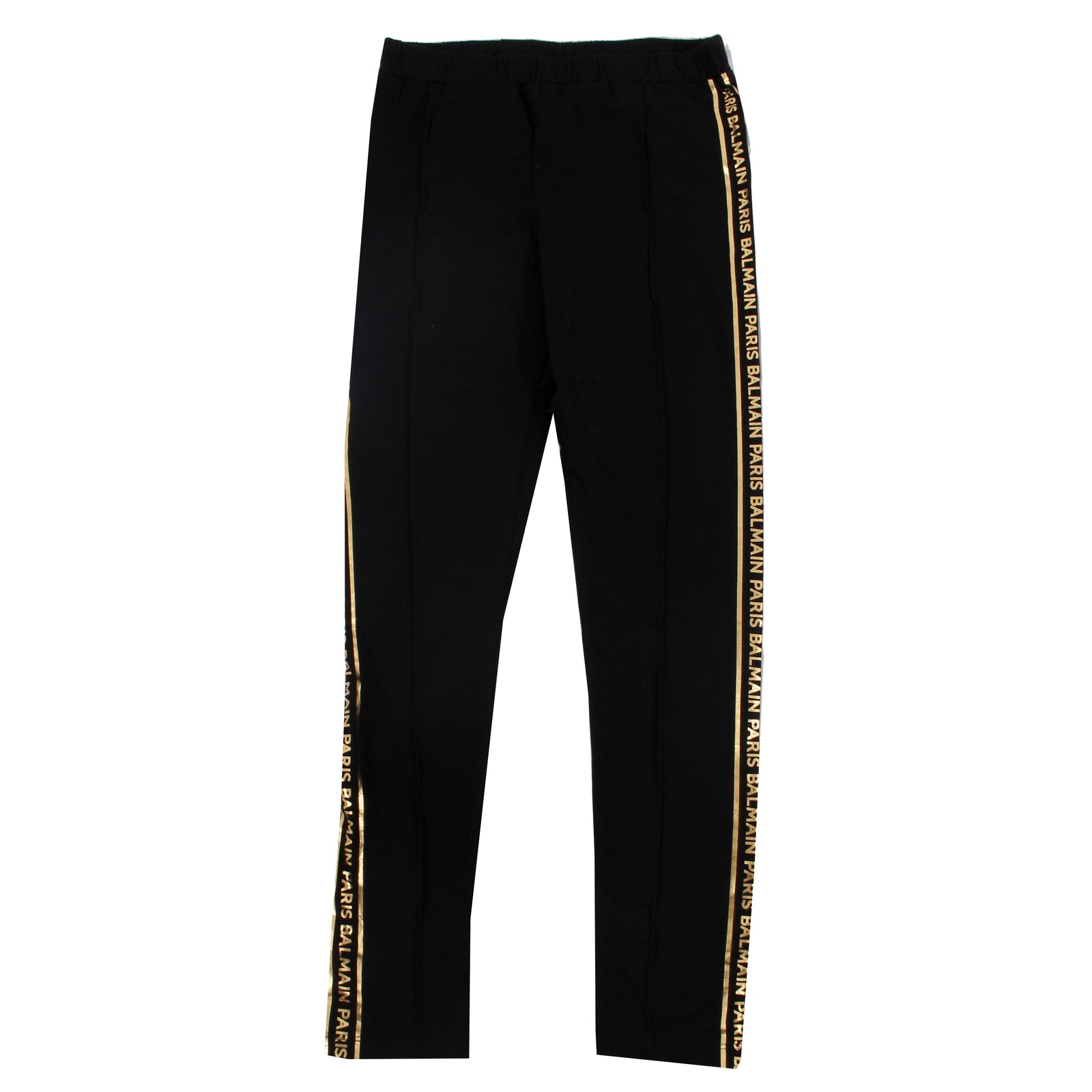 Girls Leggings with Logo Down the Leg